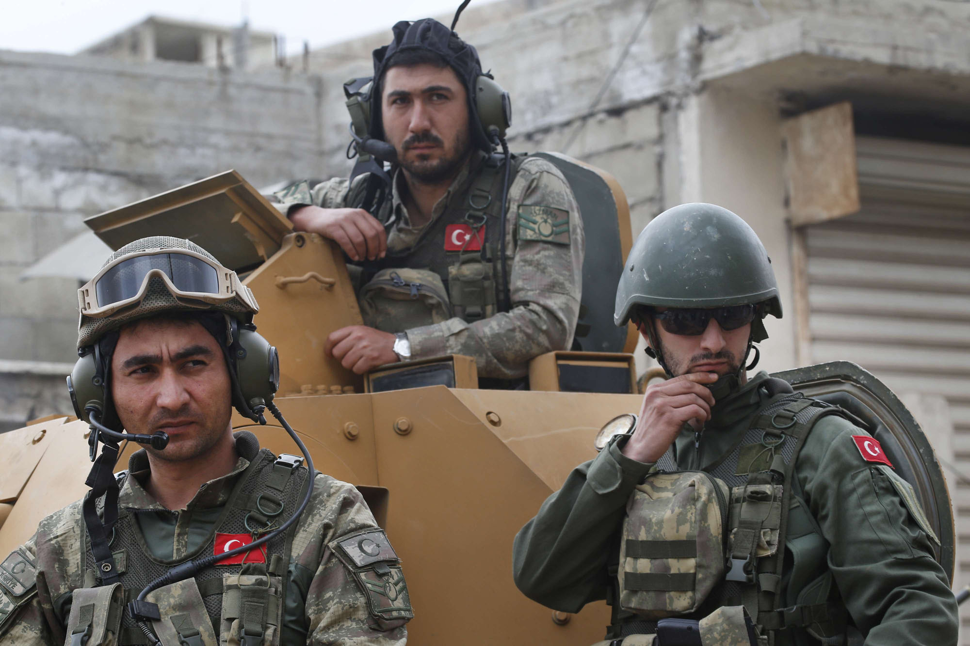 القوات التركية في عفرين السورية