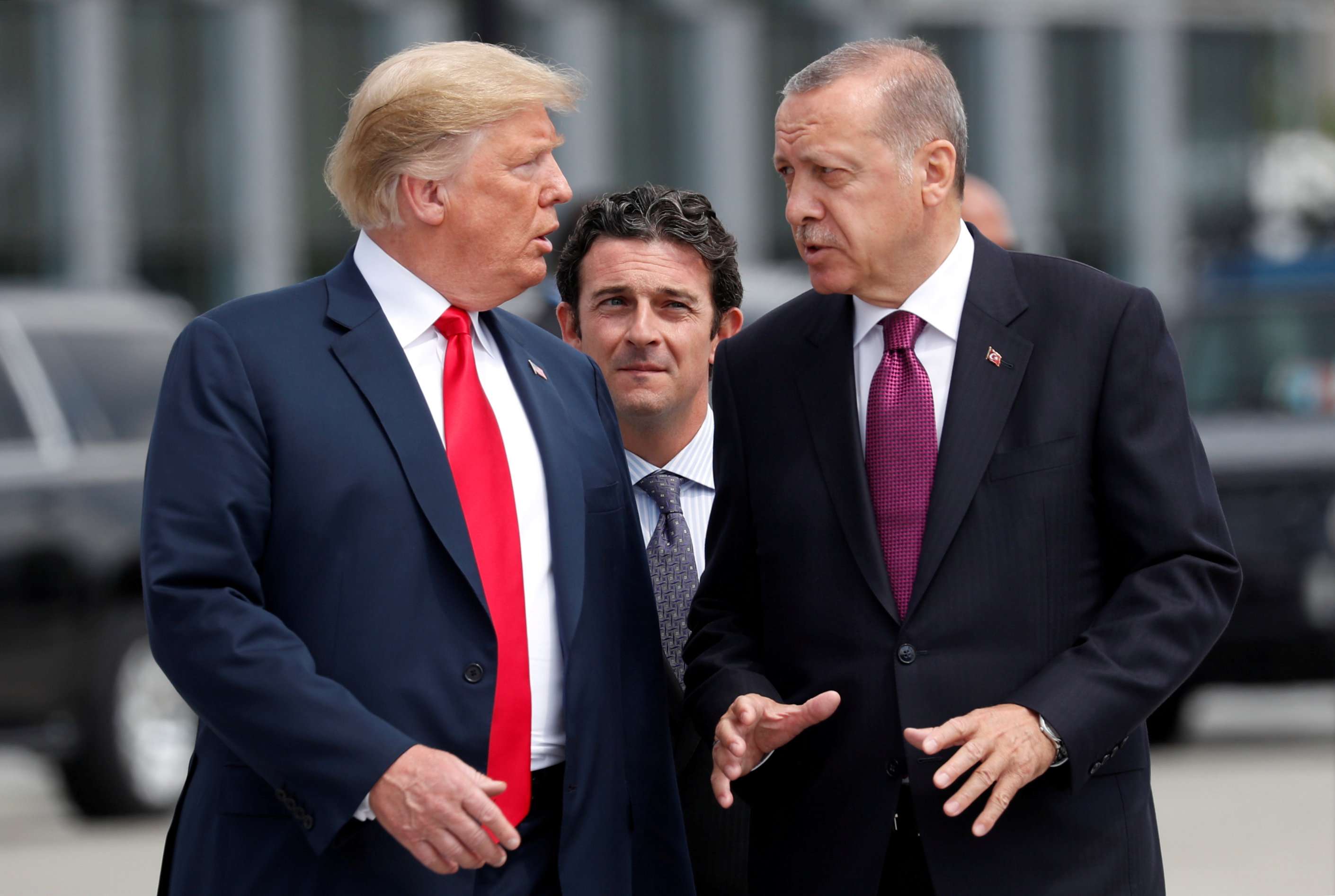 The billionaire US leader says he has a close relationship with Turkey's president Recep Tayyip Erdogan