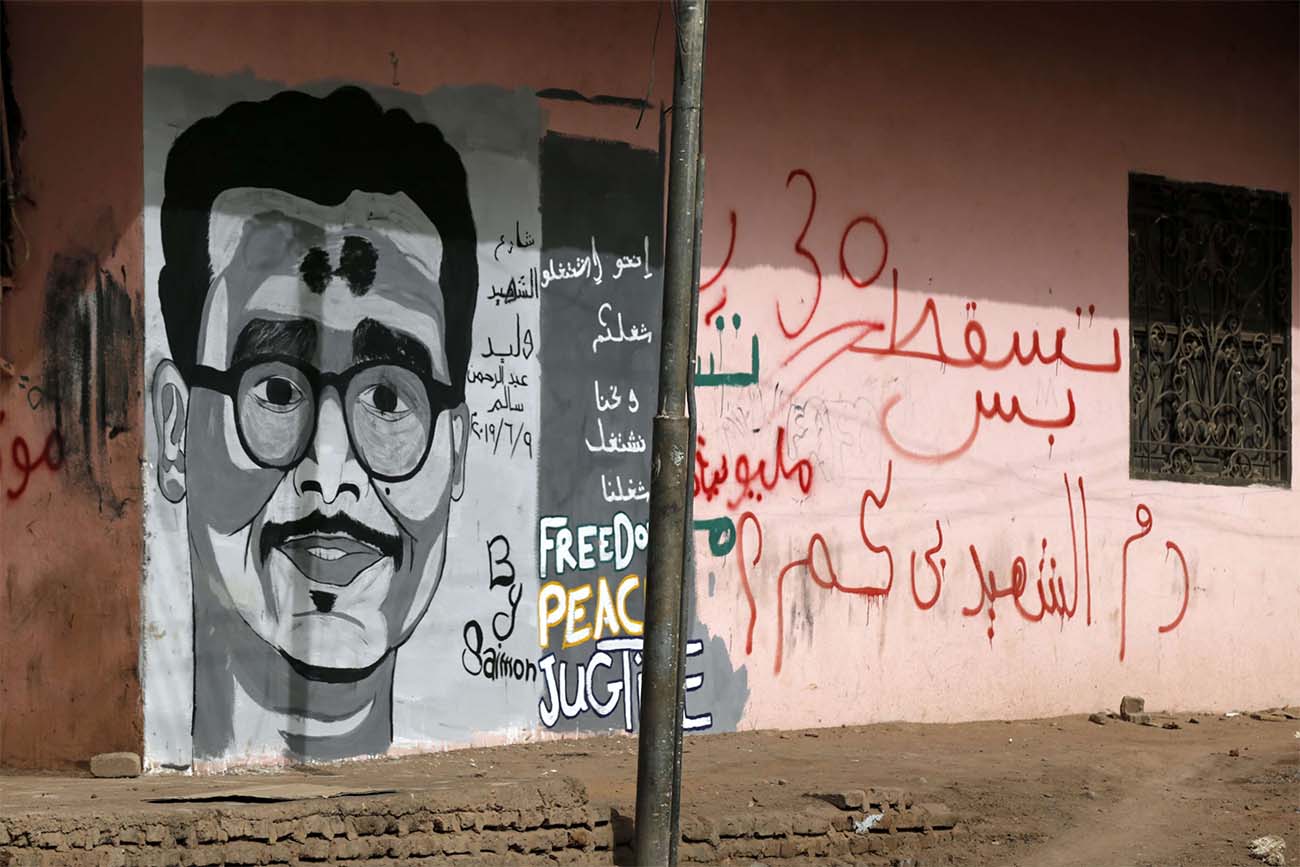 The murals had become a symbol of the popular nature of the uprising in Sudan