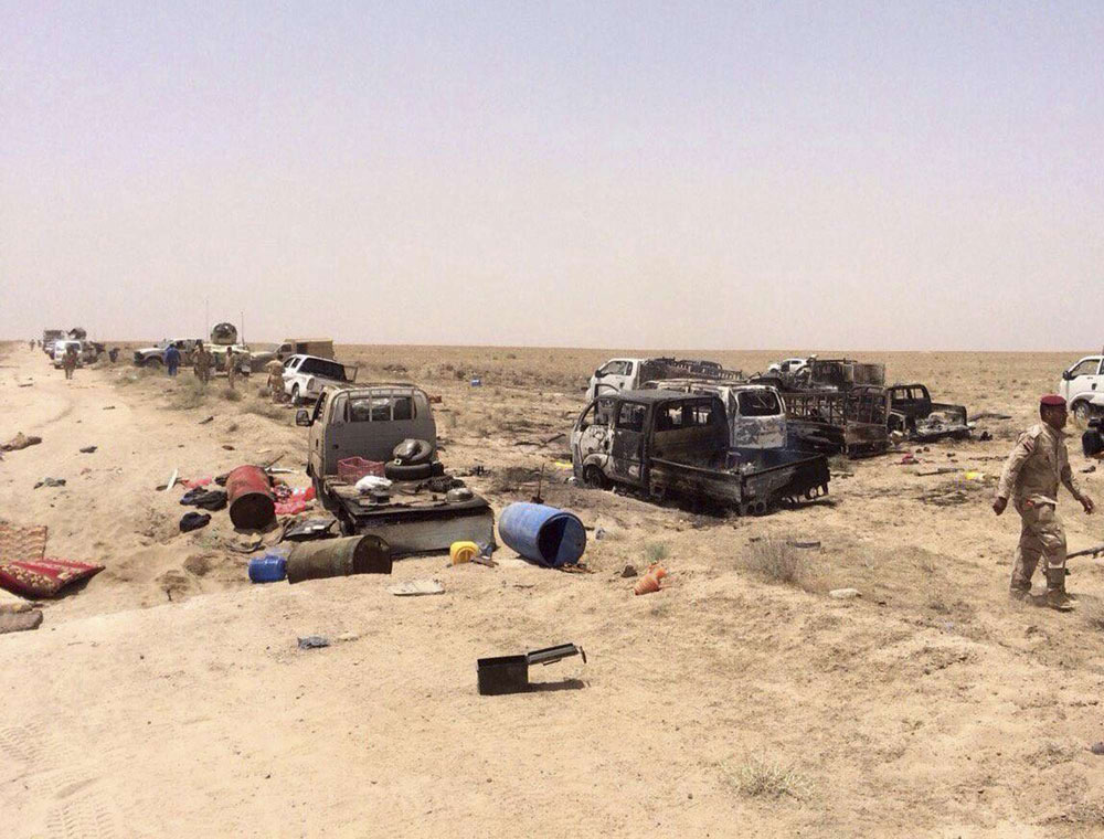الجيش العراقي يقوم بحملات تطهير بحثا عن عناصر داعش