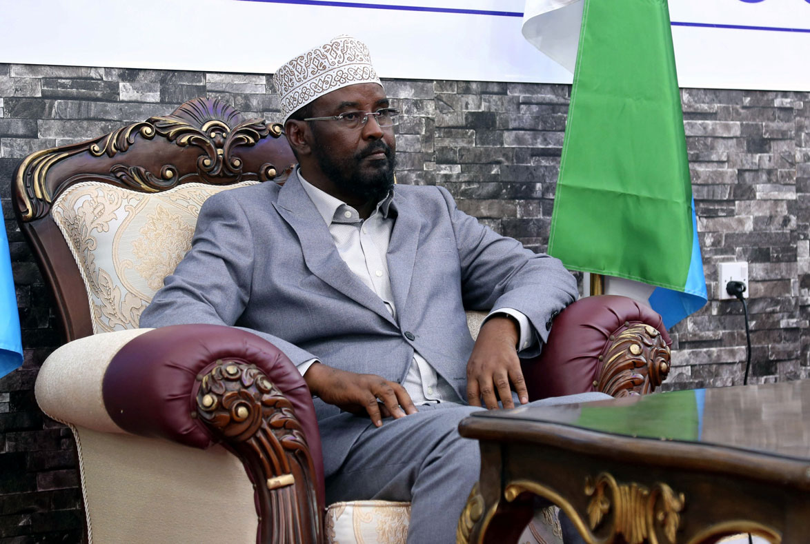 Ahmed Mohamed Madobe, the president of the breakaway Jubbaland region