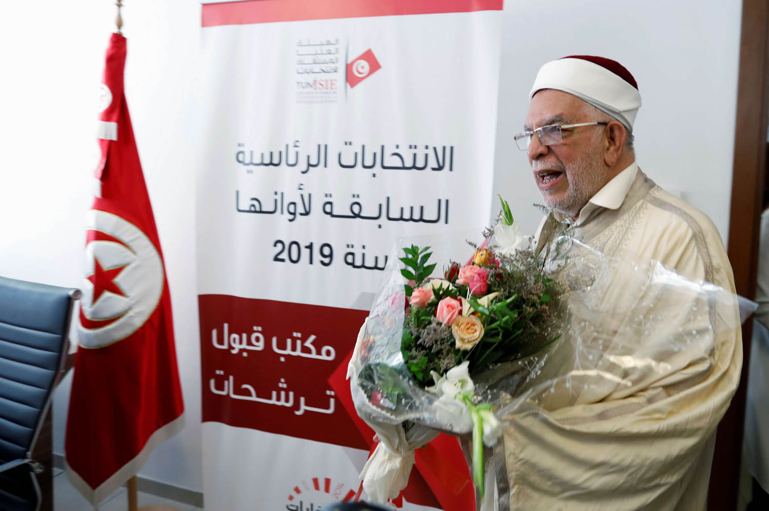 نائب زعيم حركة النهضة التونسية عبدالفتاح مورو يتقدم للانتخابات الرئاسية