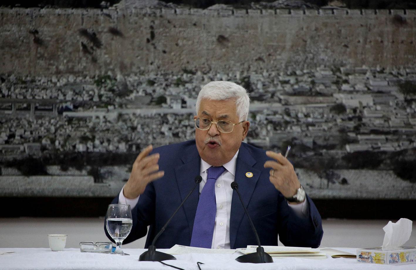الرئيس الفلسطيني محمود عباس ابو مازن