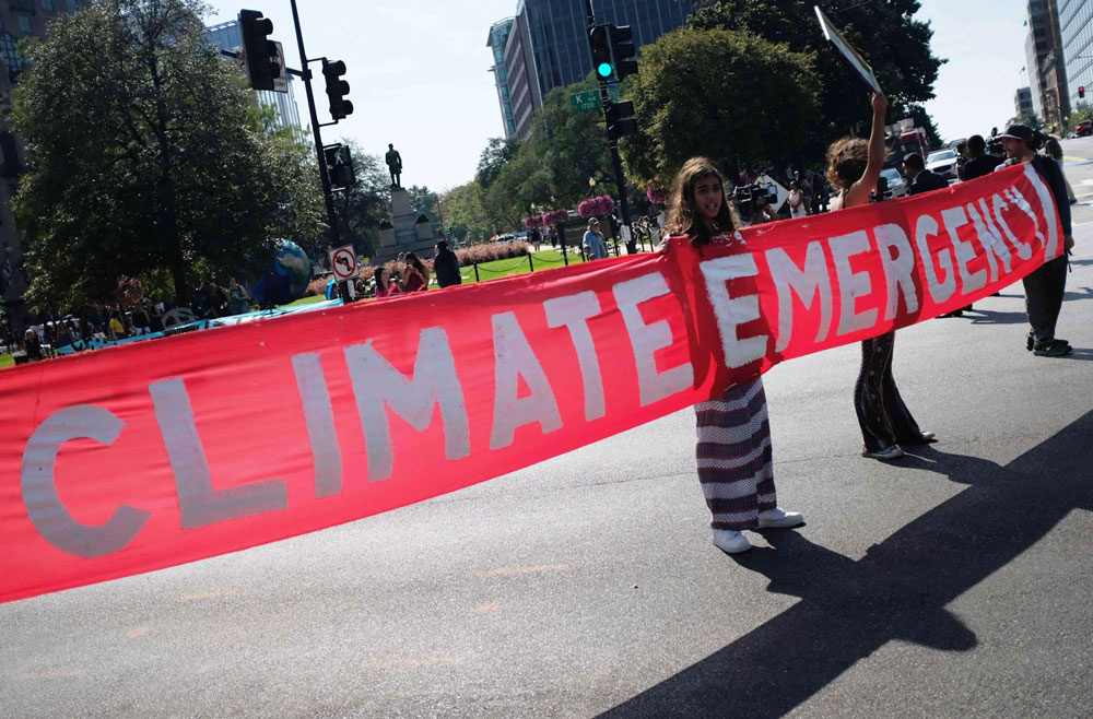 الشارع الأميركي يضغط على الساسة لمكافحة التغيرات المناخية