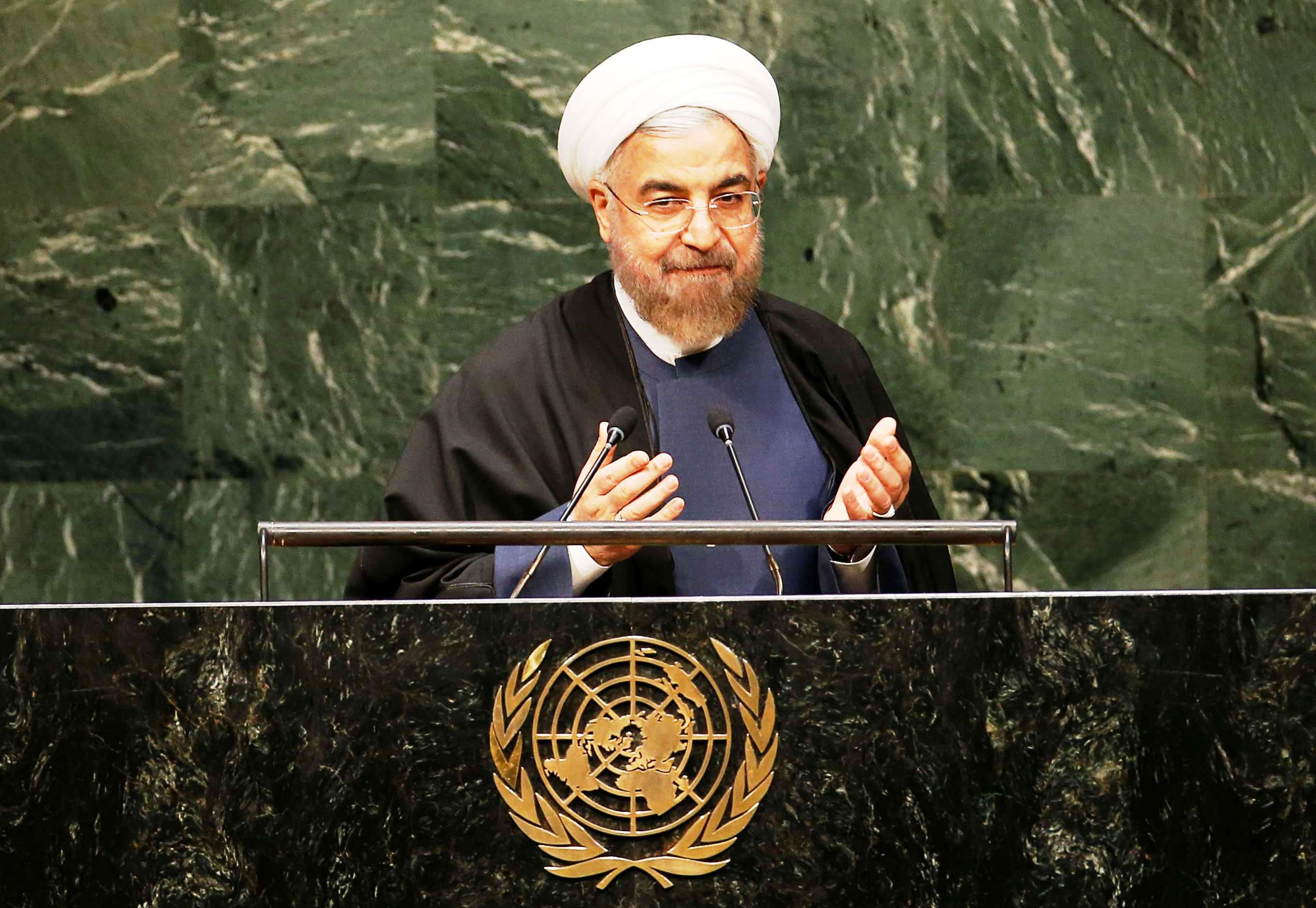 روحاني استشعر عزلة متنامية في الجمعية العامة للأمم المتحدة