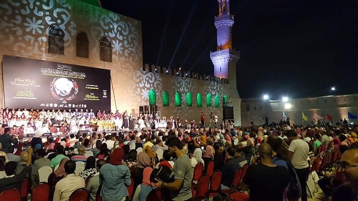 جمهور مهرجان سماع 2018 في قلعة صلاح الدين بالقاهرة (الصورة من صفحة المهرجان على فيسبوك) 