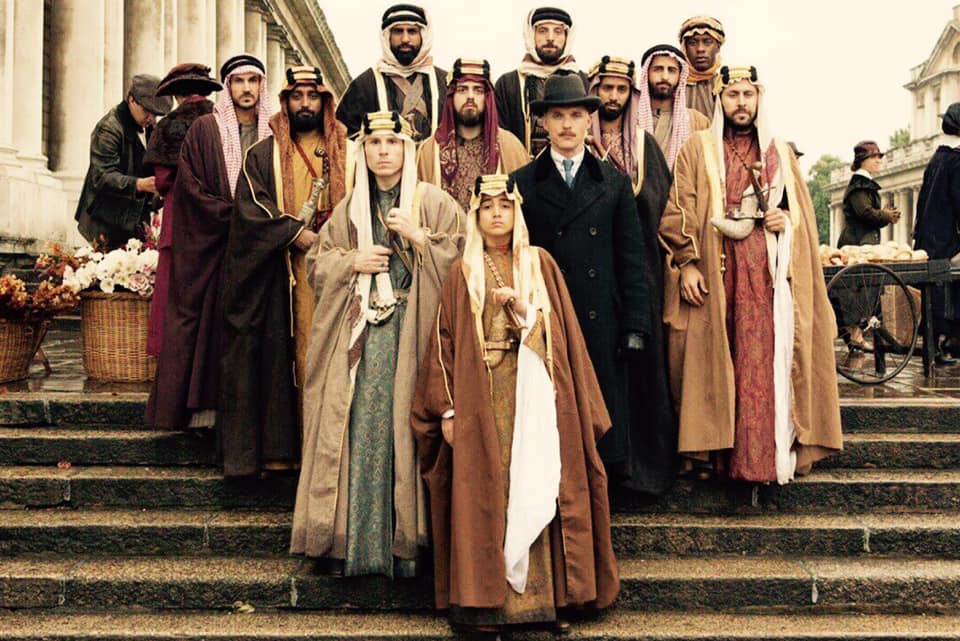 فريق التمثيل في فيلم 'وُلد ملكا' (من صفحة مؤسسة الملك فيصل على فيسبوك)