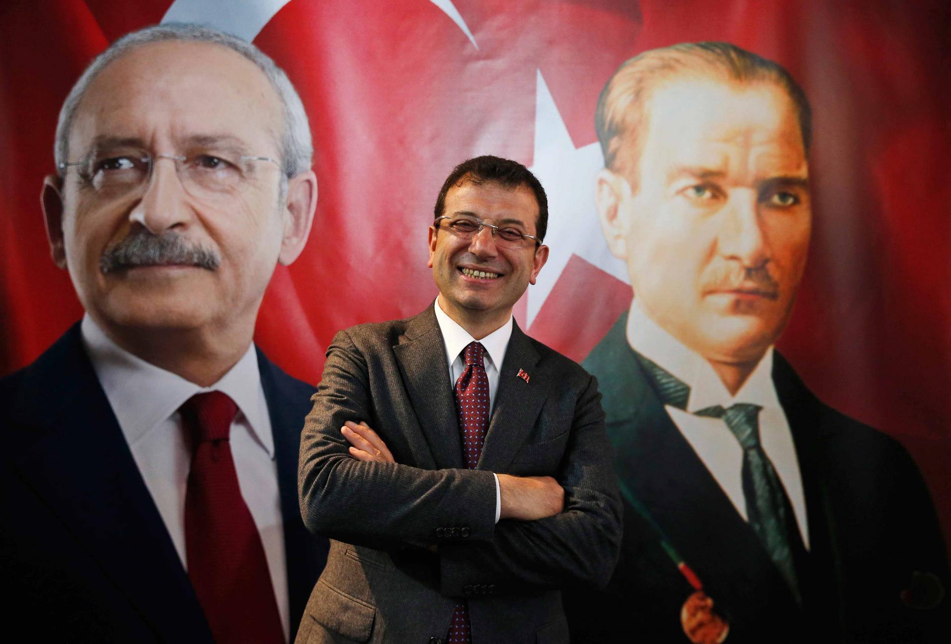 رئيس بلدية إسطنبول المعارض أكرم إمام أوغلو 