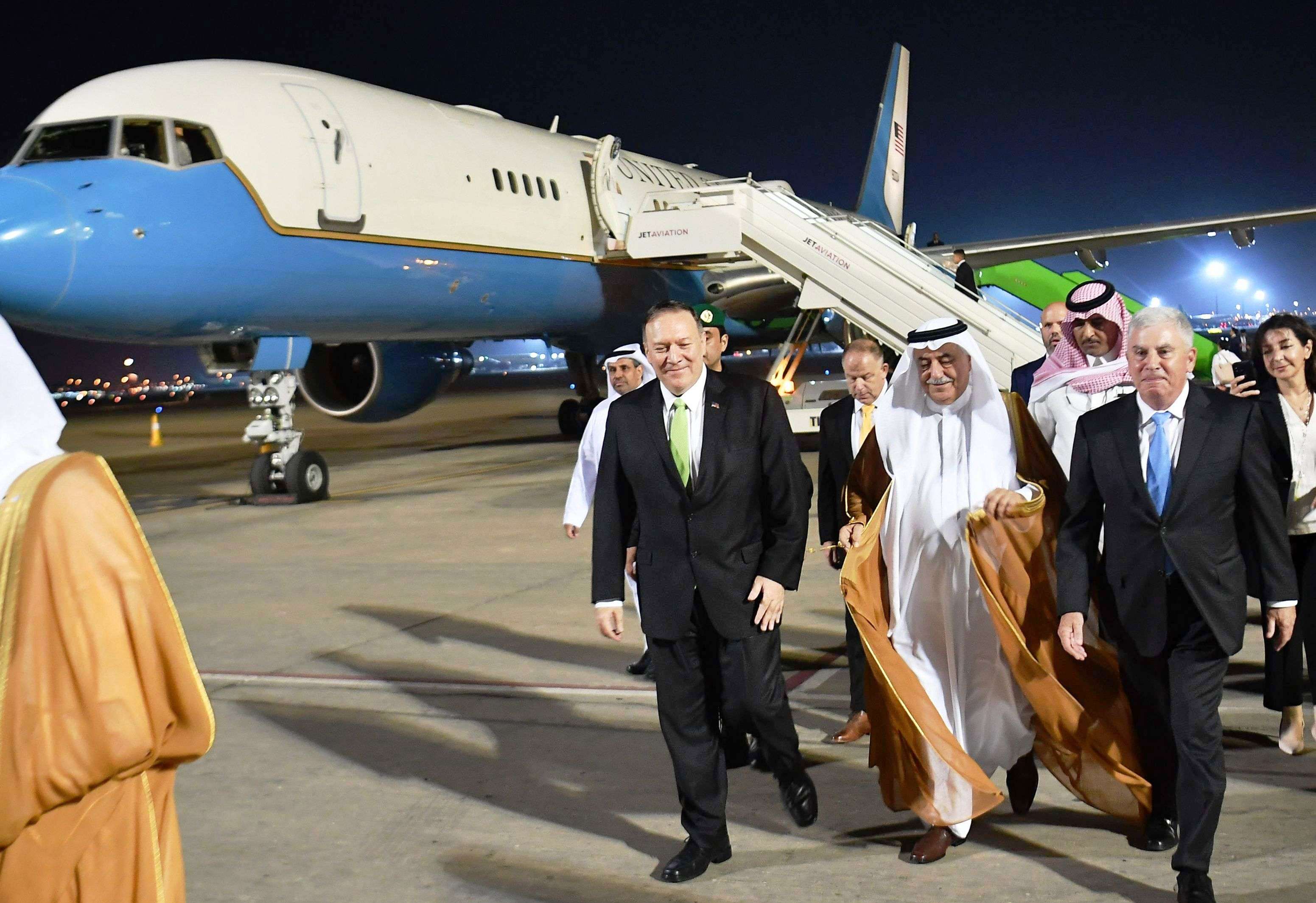 زيارة وزير الخارجية الأميركي مايك بومبيو للسعودية