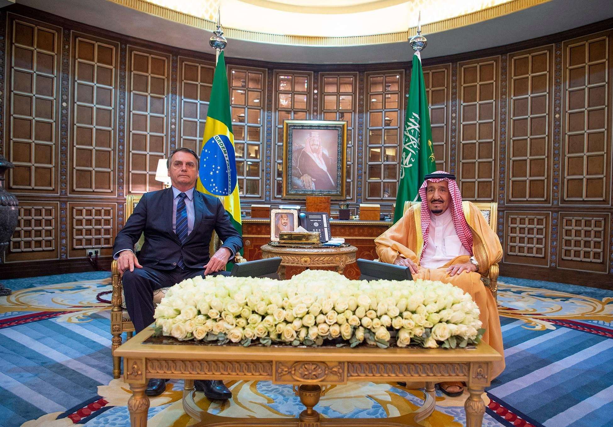مباحثات بين العاهل السعودي والرئيس البرازيلي على هامش المنتدى الاستثماري السعودي