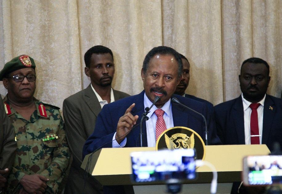 رئيس وزراء السودان عبدالله حمدوك 