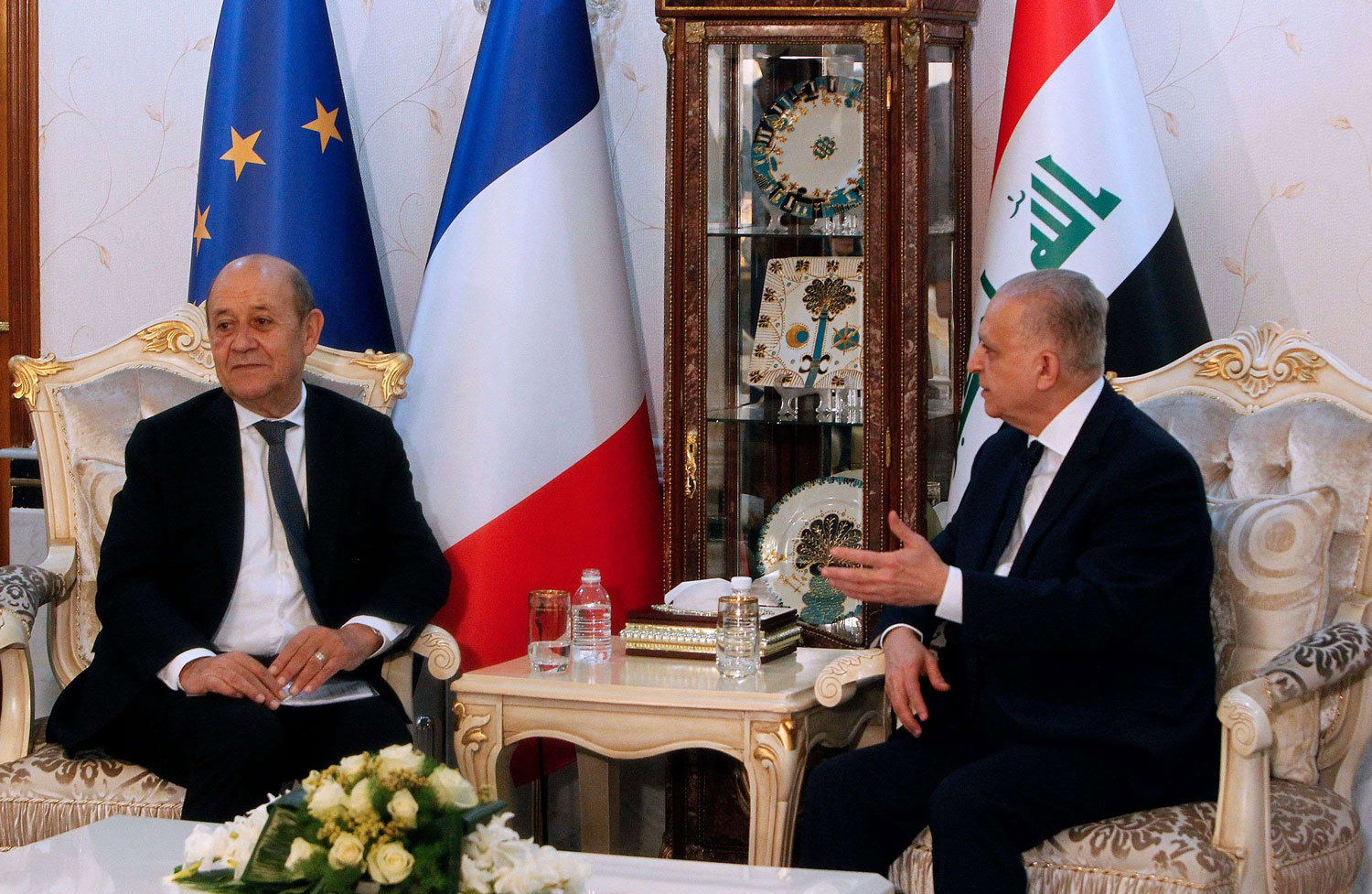 ملف نقل الجهاديين الأجانب من سوريا إلى العراق ضمن مباحثات وزير الخارجية الفرنسي ونظيره العراقي