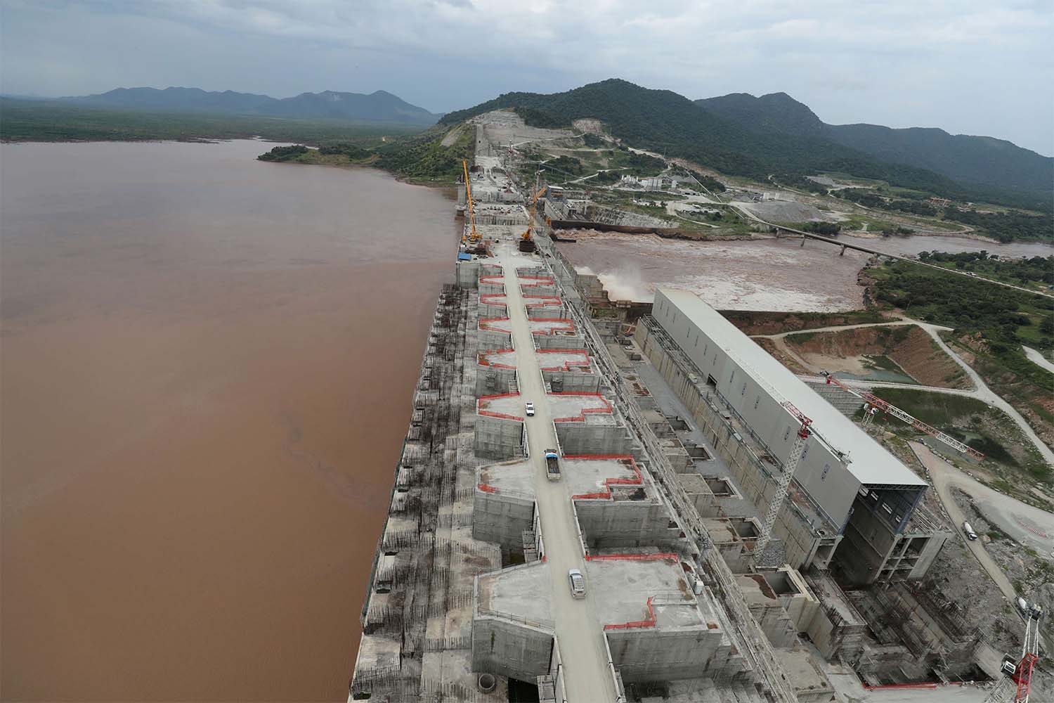 The construction of Grand Ethiopian Renaissance Dam