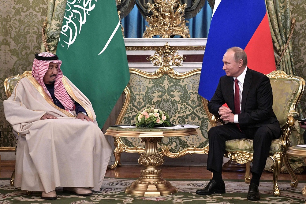 الملك سلمان زار روسيا في 2017 في زيارة وصفت بالتاريخية بينما كانت آخر زيارة قام بها بوتين للمملكة في 2007