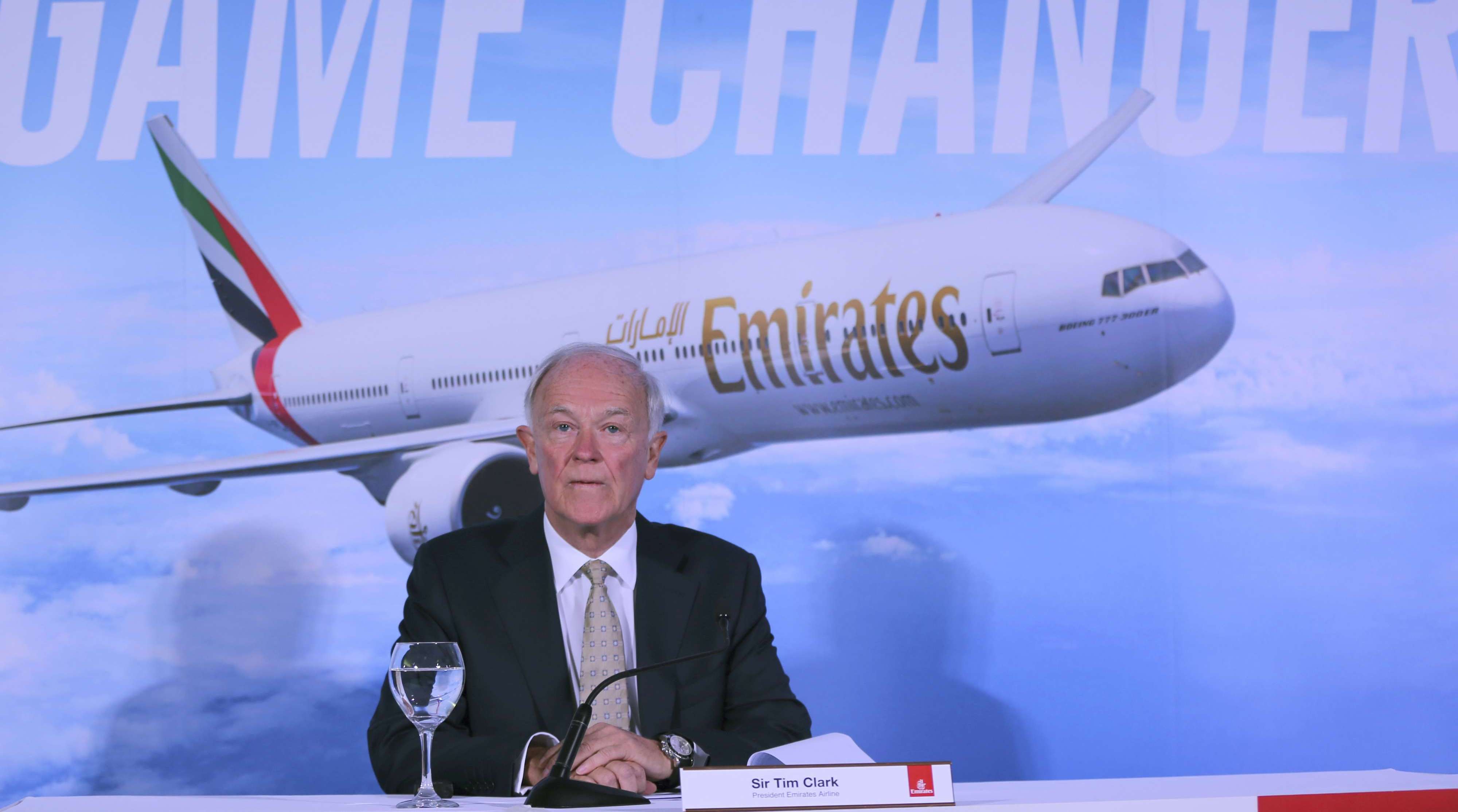 تيم كلارك الرئيس التنفيذي لطيران الإمارات