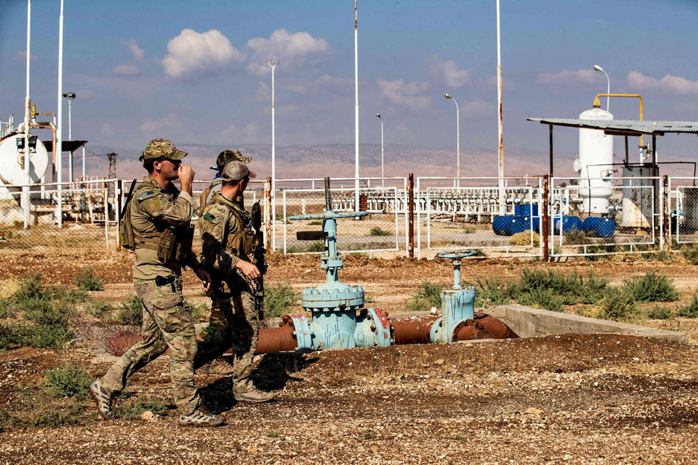 دوريات أميركية قرب حقول النفط السورية