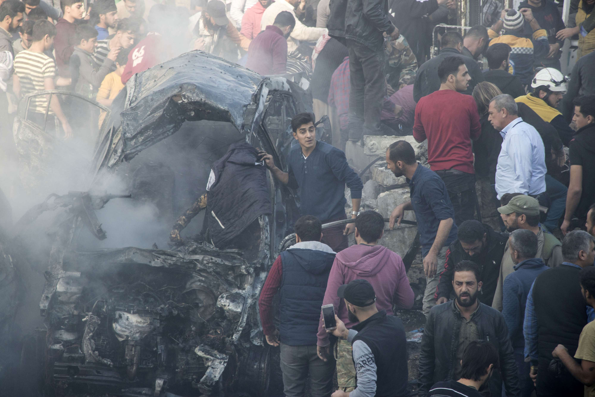 التفجير وقع بمحطة حافلات وسط مدينة الباب السورية