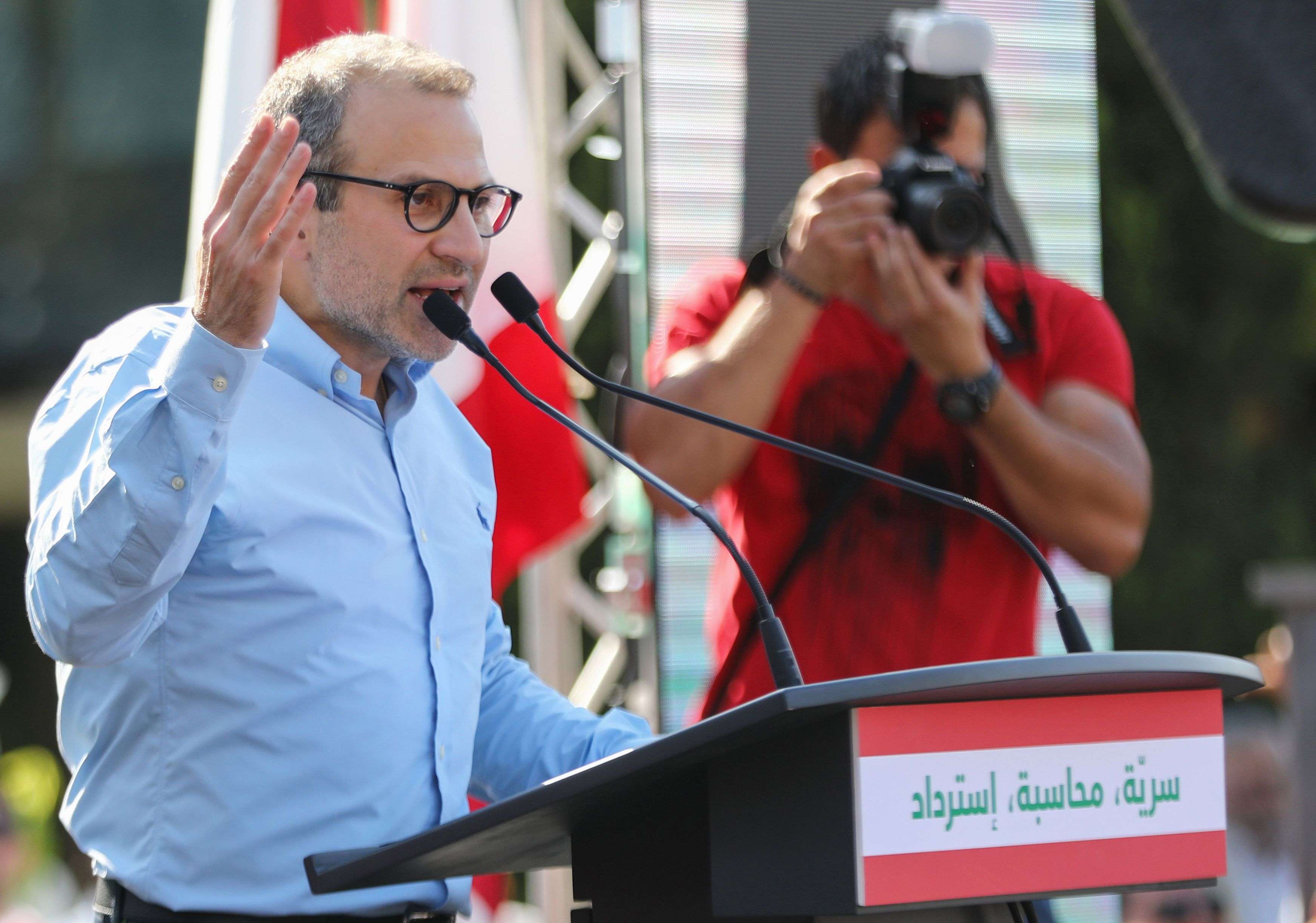 جبران باسيل وزير الخارجية اللبناني