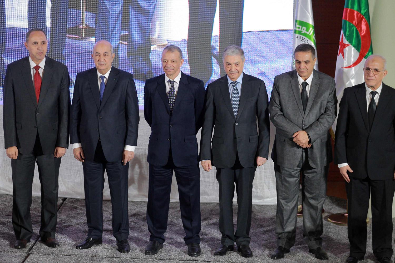 To protesters' disappointment, all five candidates seeking to replace Bouteflika are known to have links to him