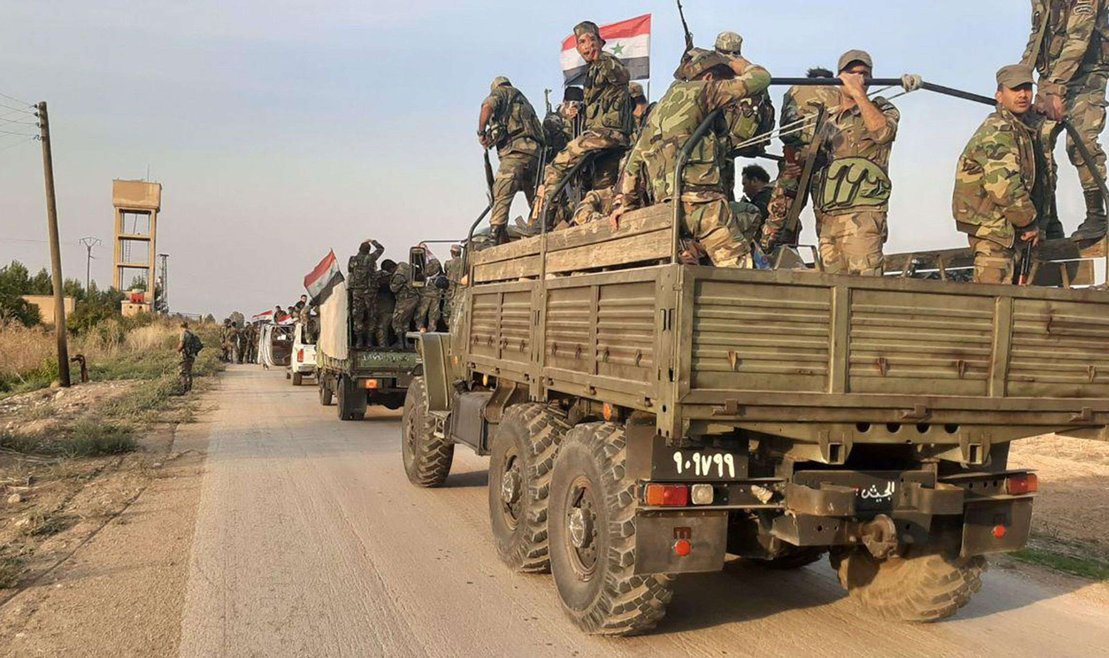 دمشق نشرت قوات في نقاط على الحدود مع تركيا