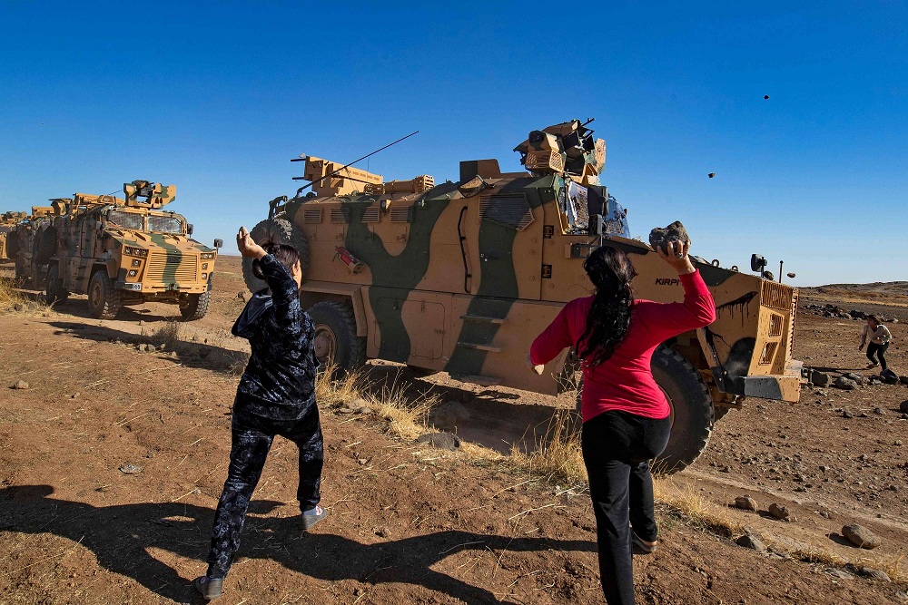 القوات التركية غير مرحب بها في شمال شرق سوريا