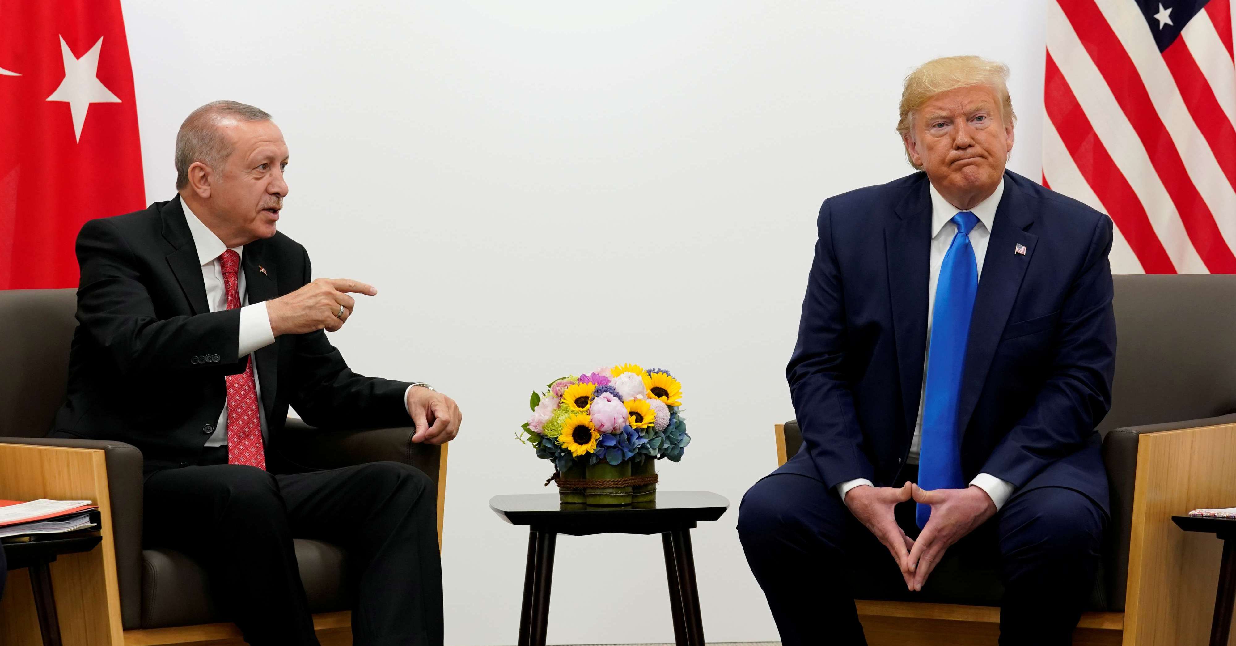 لقاء سابق بين ترامب وأردوغان على هامش قمة مجموعة العشرين