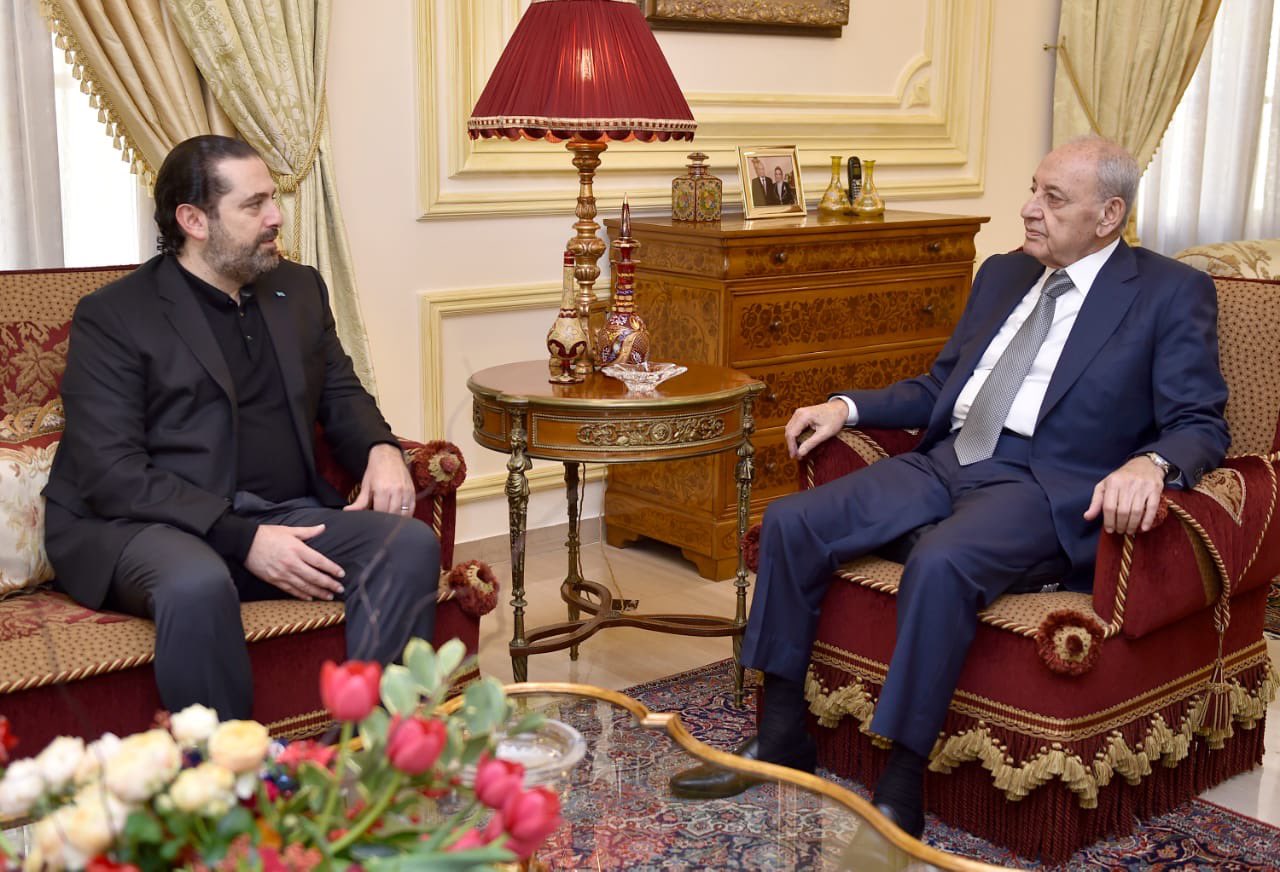 سعد الحريري في لقاء مع نبيه بري