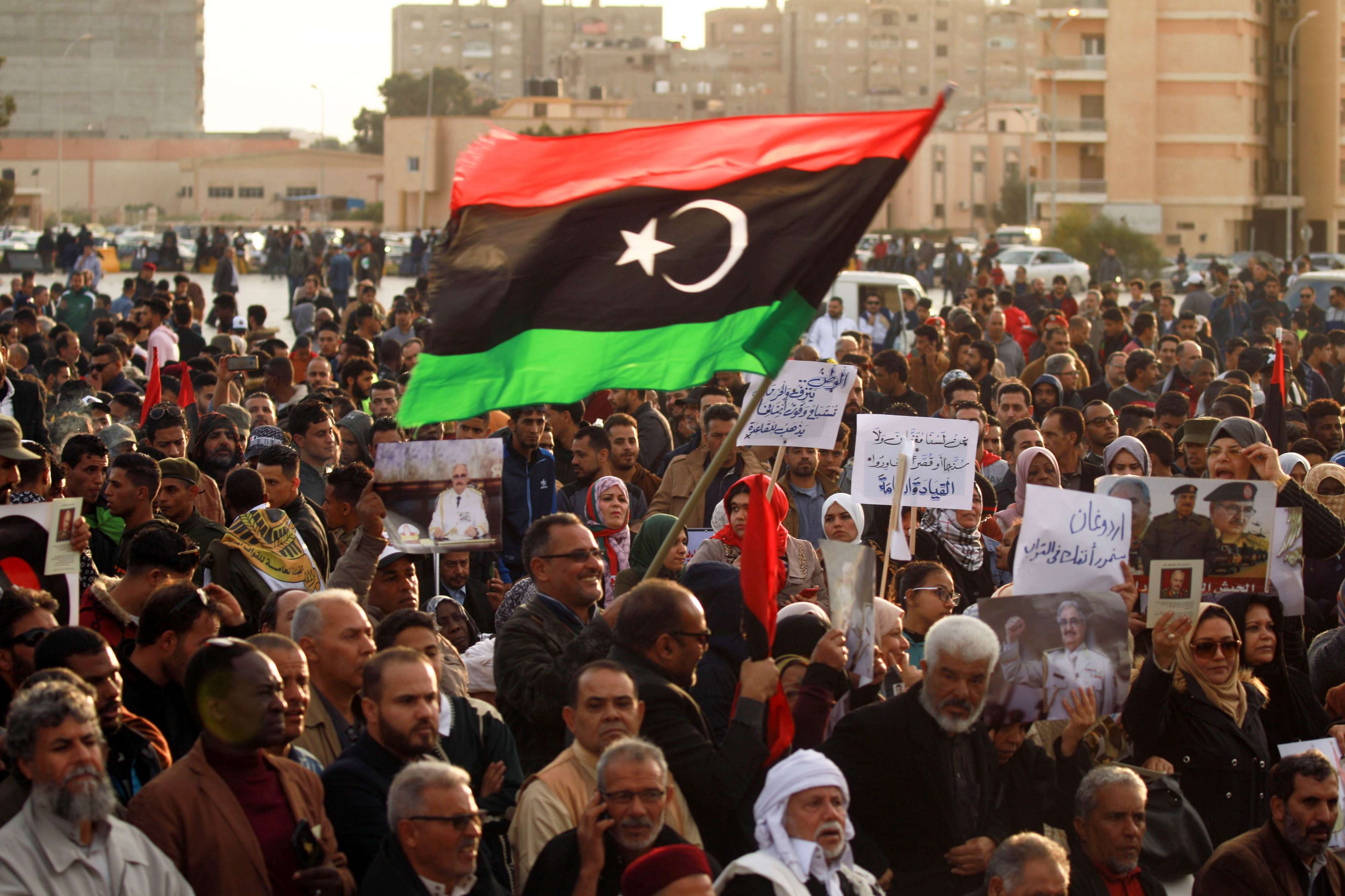 تعالي الأصوات شرق ليبيا رفضا للتدخل العسكري التركي