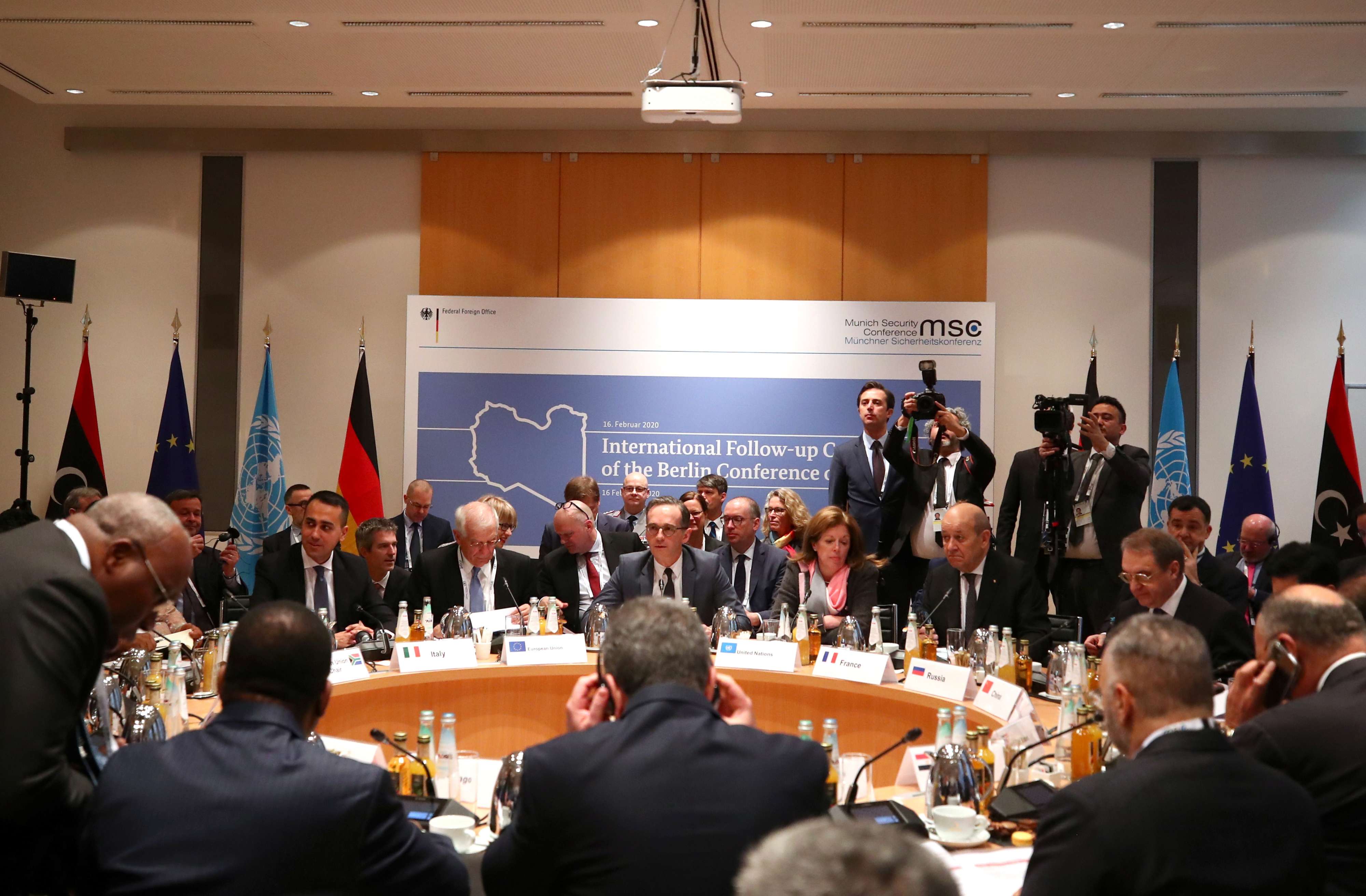 استمرار الدعم العسكري التركي للوفاق على طاولة المباحثات في مؤتمر ميونيخ