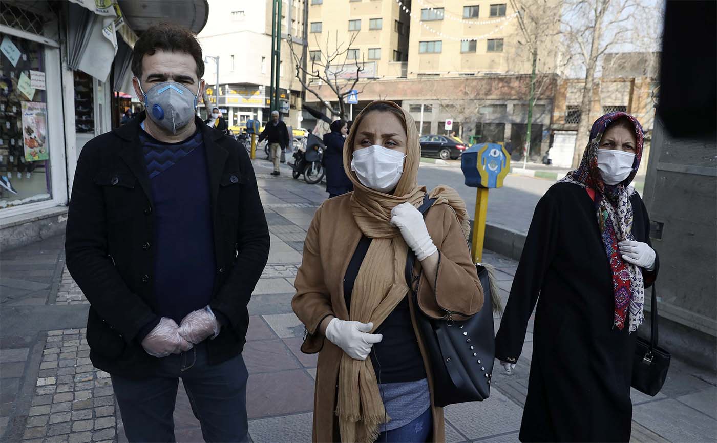 Iranians are taking extra caution to avoid getting infected