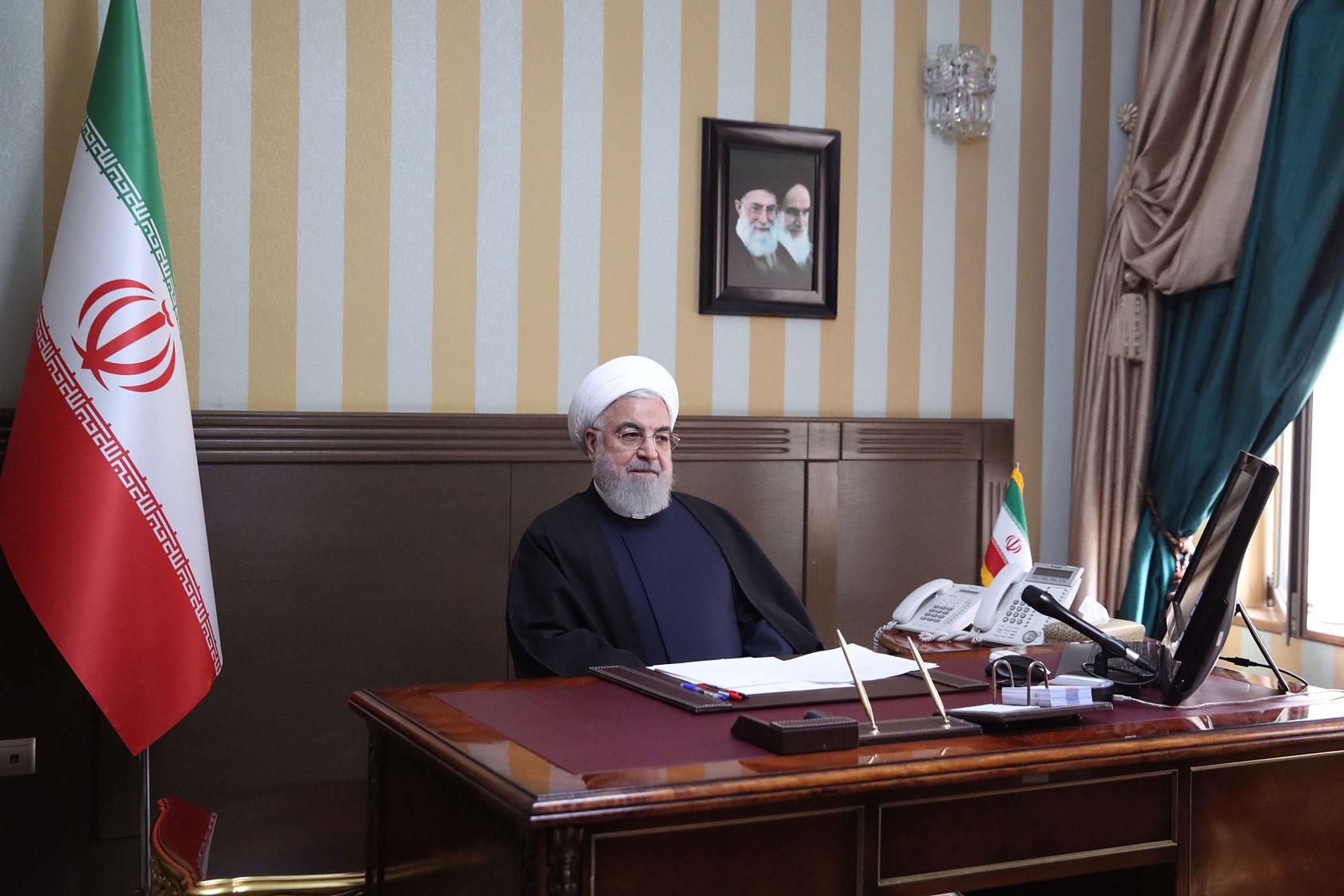 الرئيس الايراني حسن روحاني
