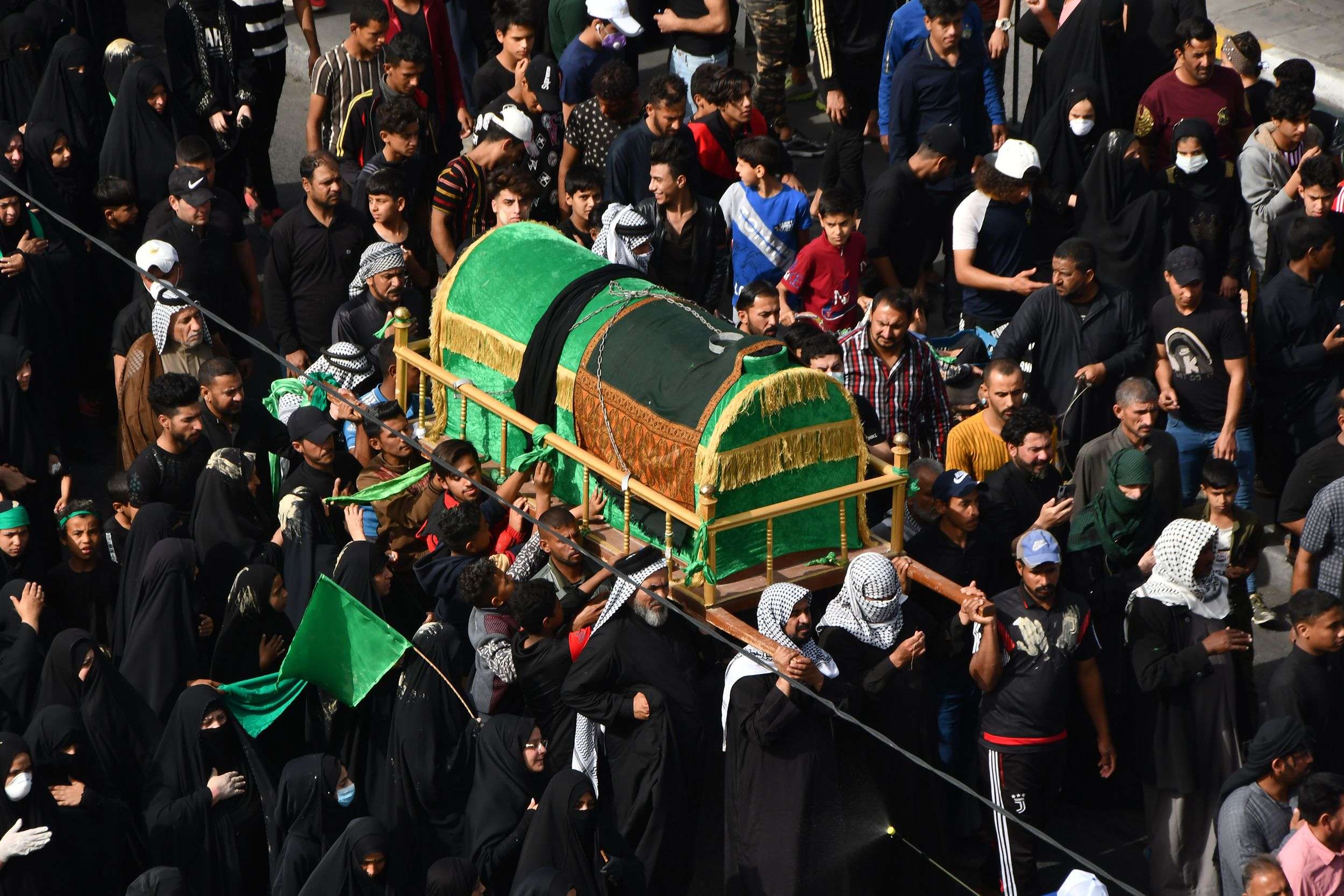 العراق شهد حشودا كبرى قبل اسبوع في ذكرى وفاة الامام الكاظم