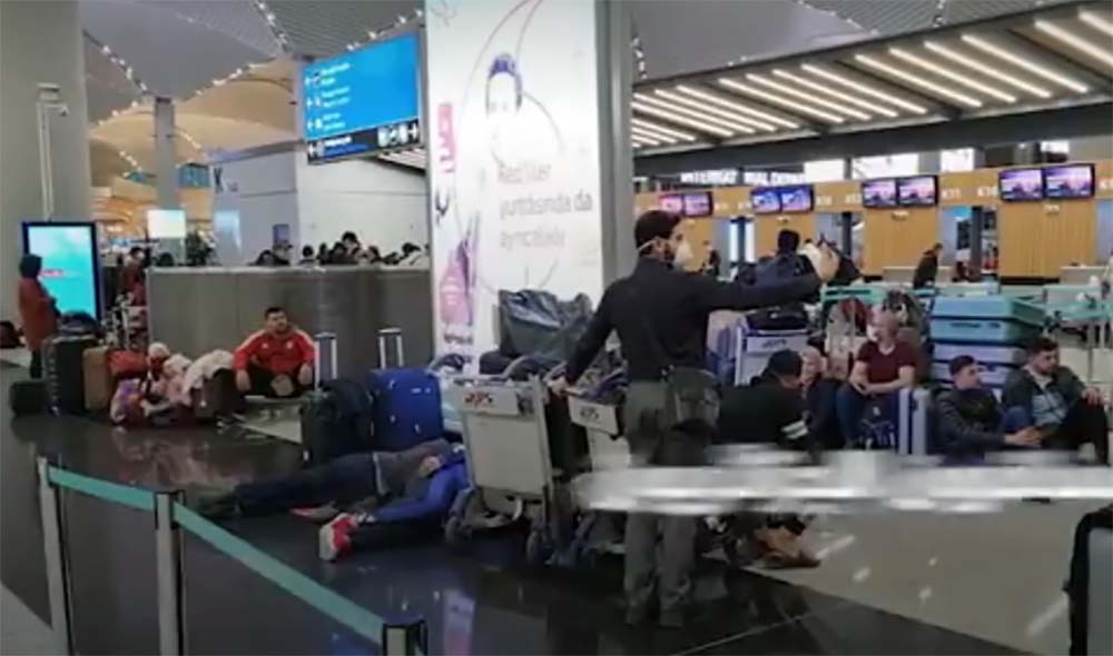 Algerian passenger stranded at Istanbul Airport