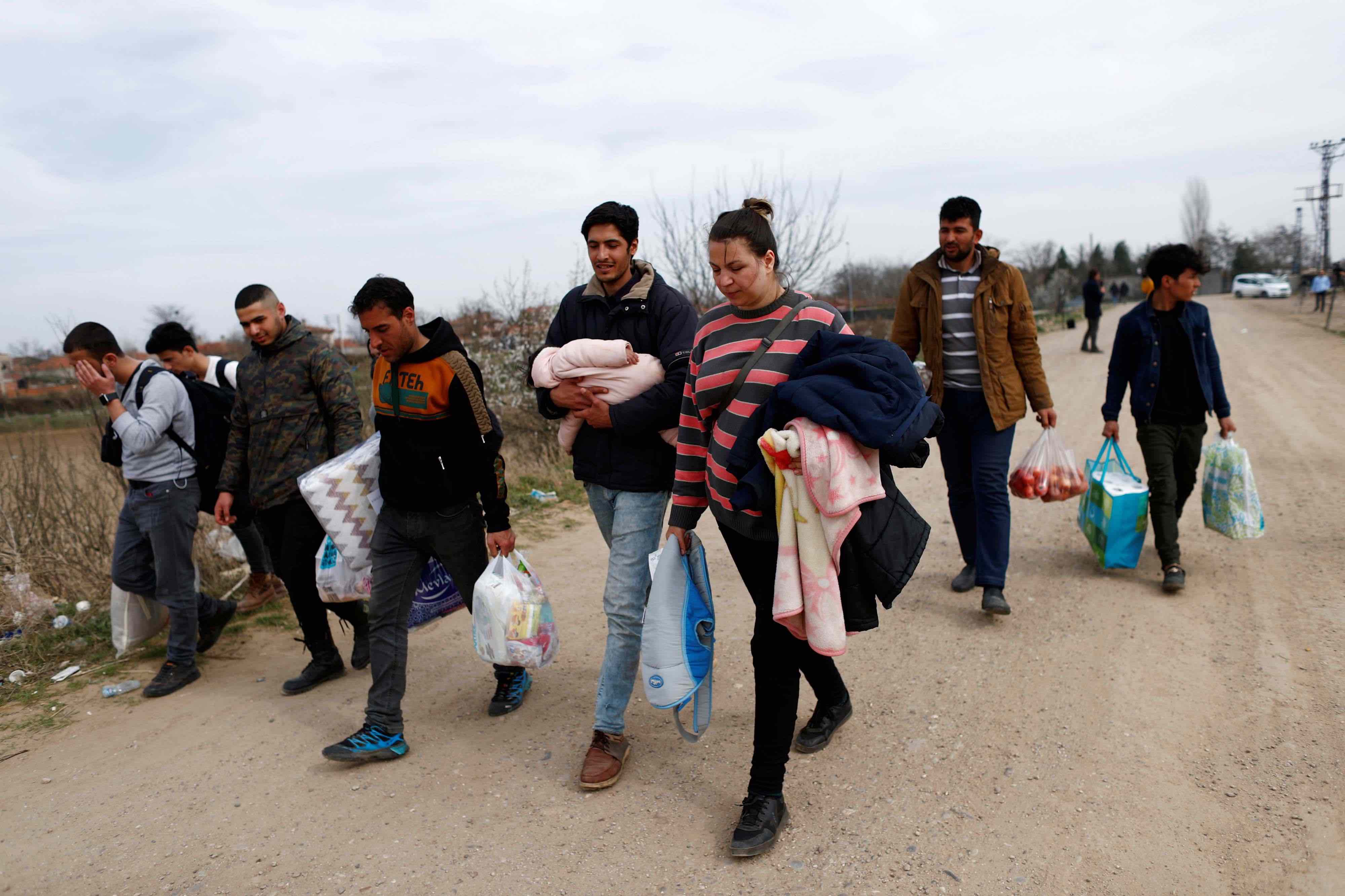 Turkey hosts some 3.6 million refugees from Syria, where its troops are facing off against Russian-backed Syrian government forces