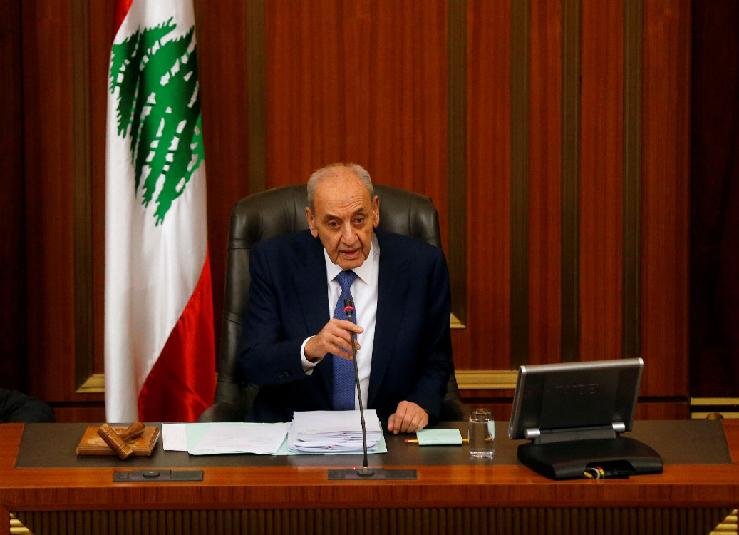  Lebanese Speaker of the Parliament Nabih Berri