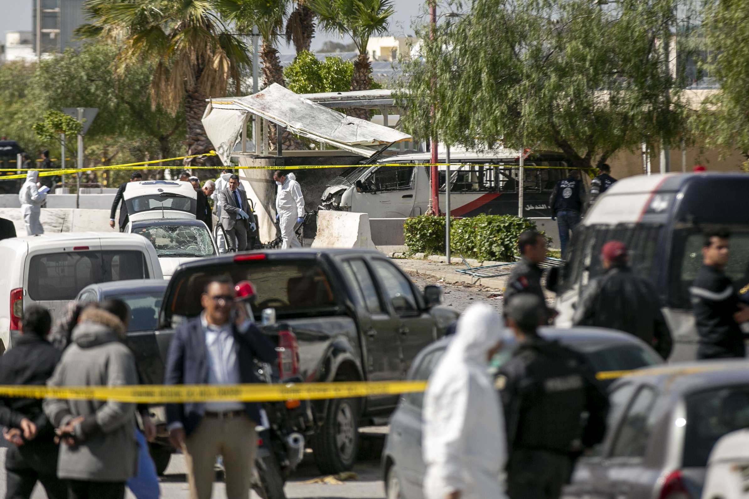 هجوم ارهابي قرب السفارة الأميركية في تونس