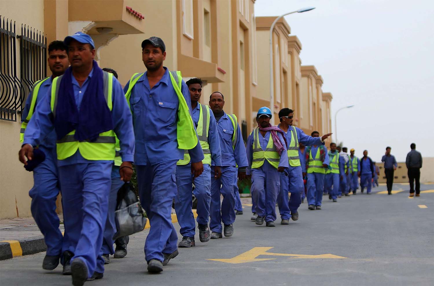 Workers in Qatar