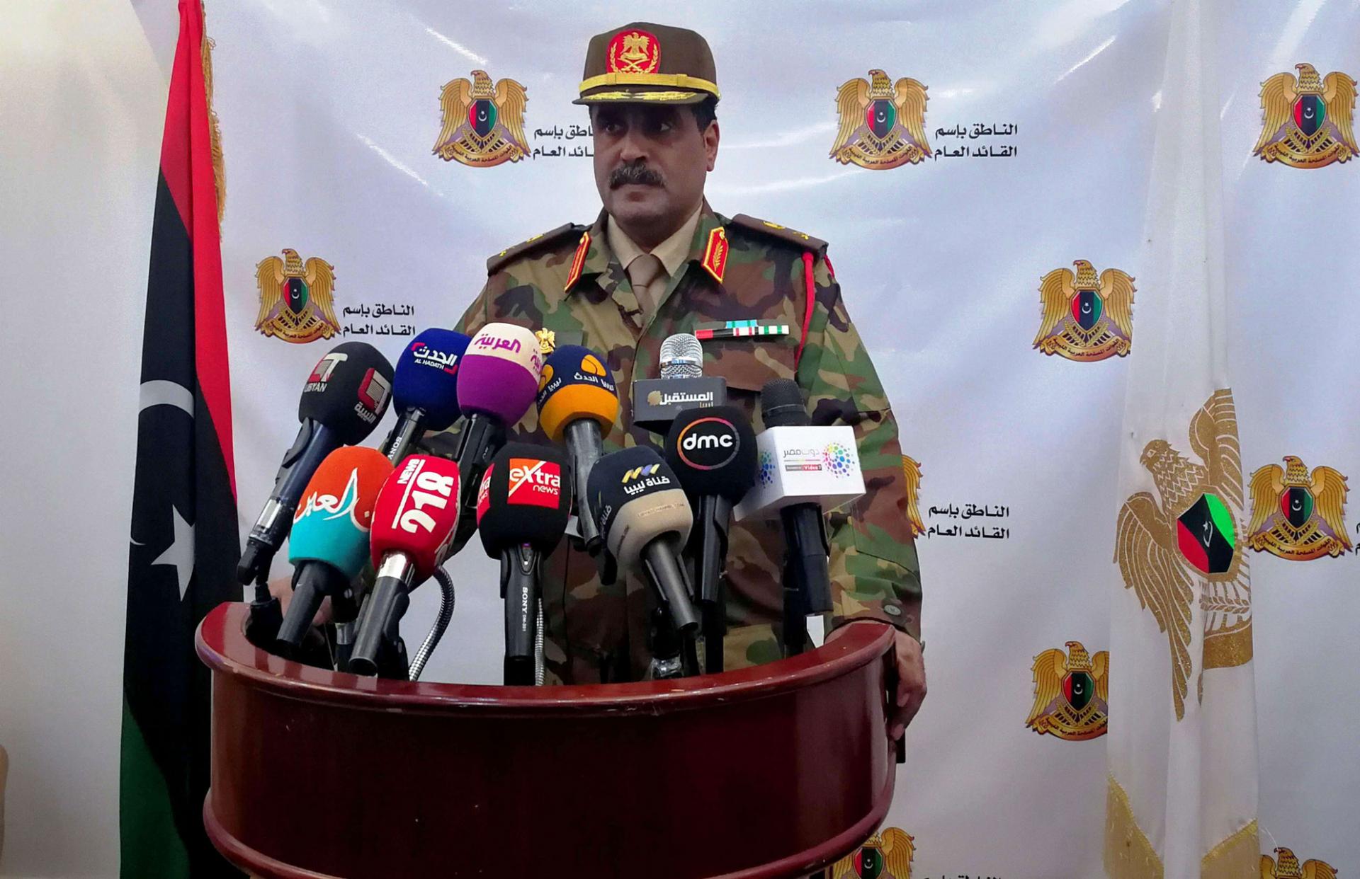 الناطق باسم الجيش الوطني الليبي اللواء احمد المسماري