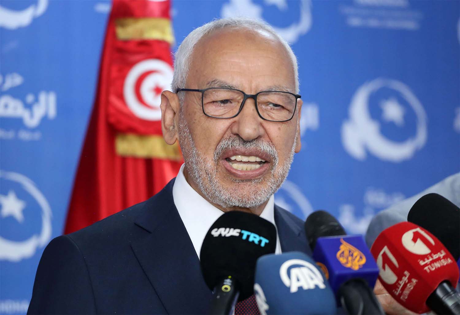 Parliament speaker Rached Ghannouchi