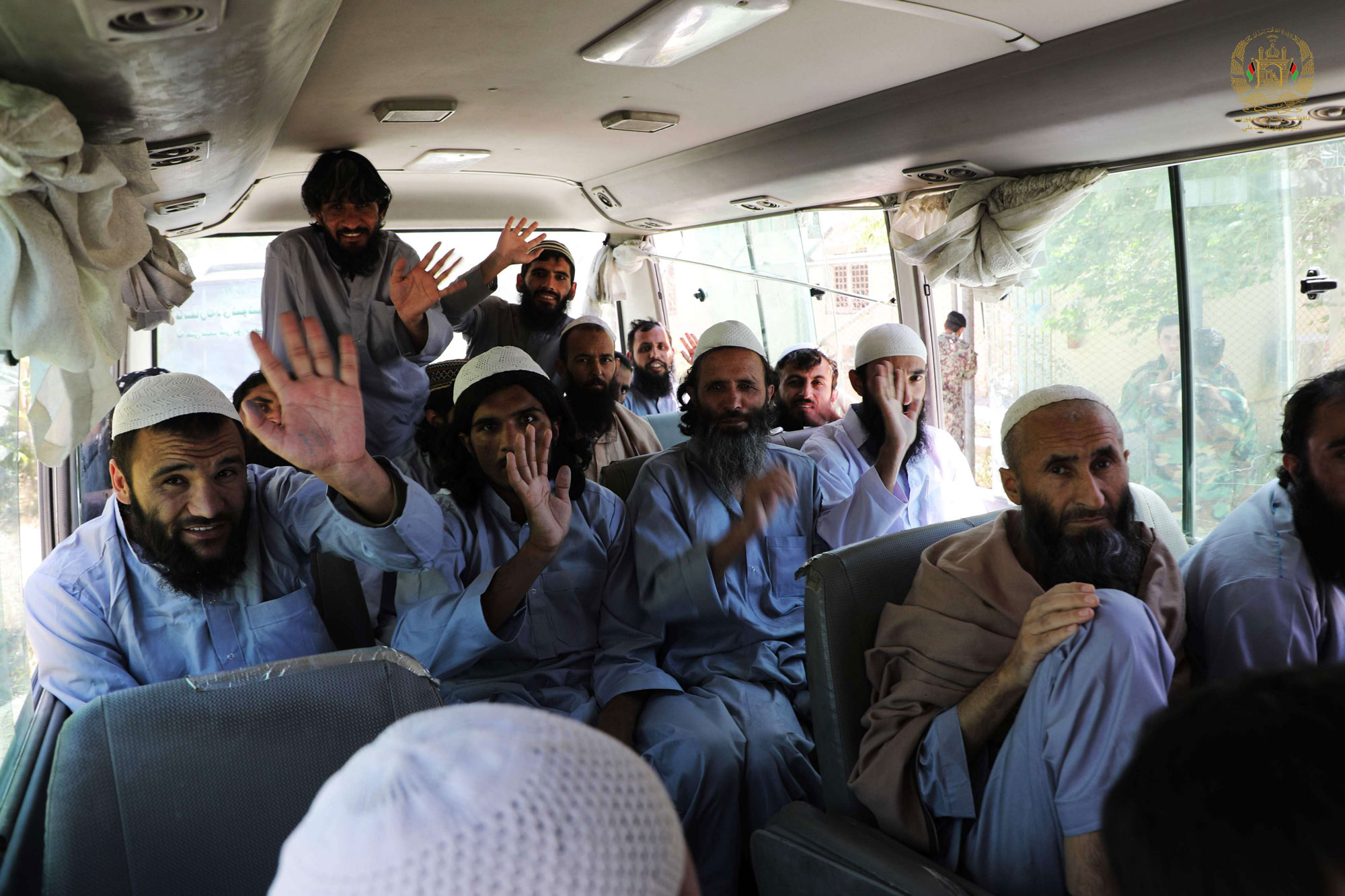دفعة من أسرى طالبان كانت أفرجت عنهم الحكومة الأفغانية في وقت سابق