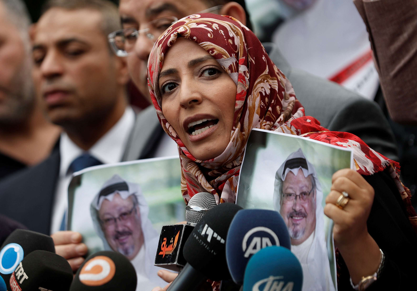 توكل كرمان شاركت بقوة حضورا ودعاية في الحملة التركية الاخوانية لتشويه السعودية في قضية مقتل خاشقجي
