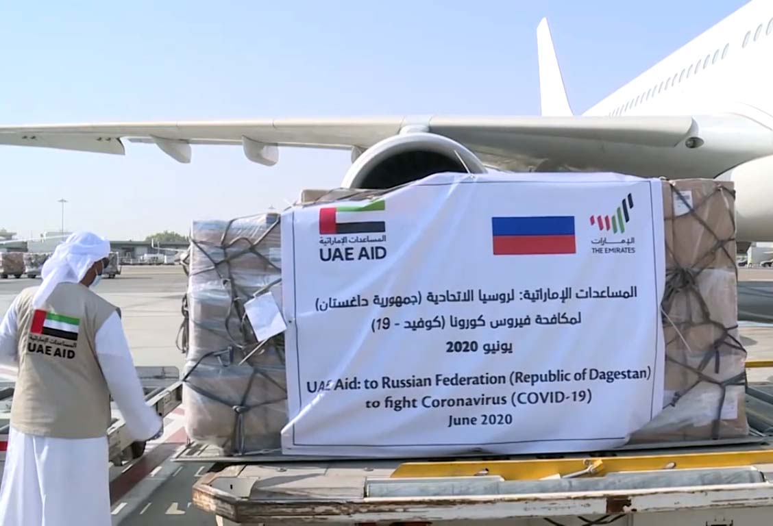 UAE's medical supplies being shipped to Dagestan