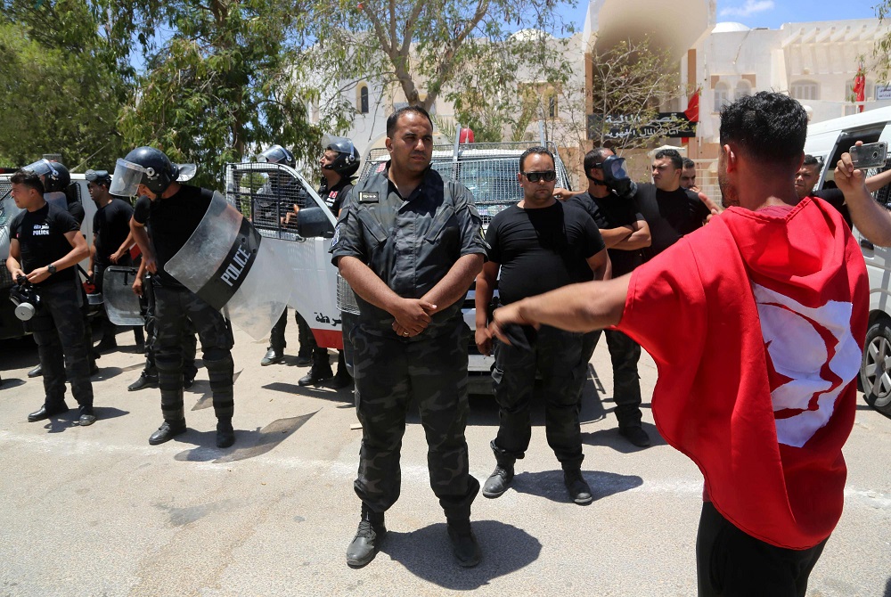 الاحتجاجات في محافظة تطاوين التونسية