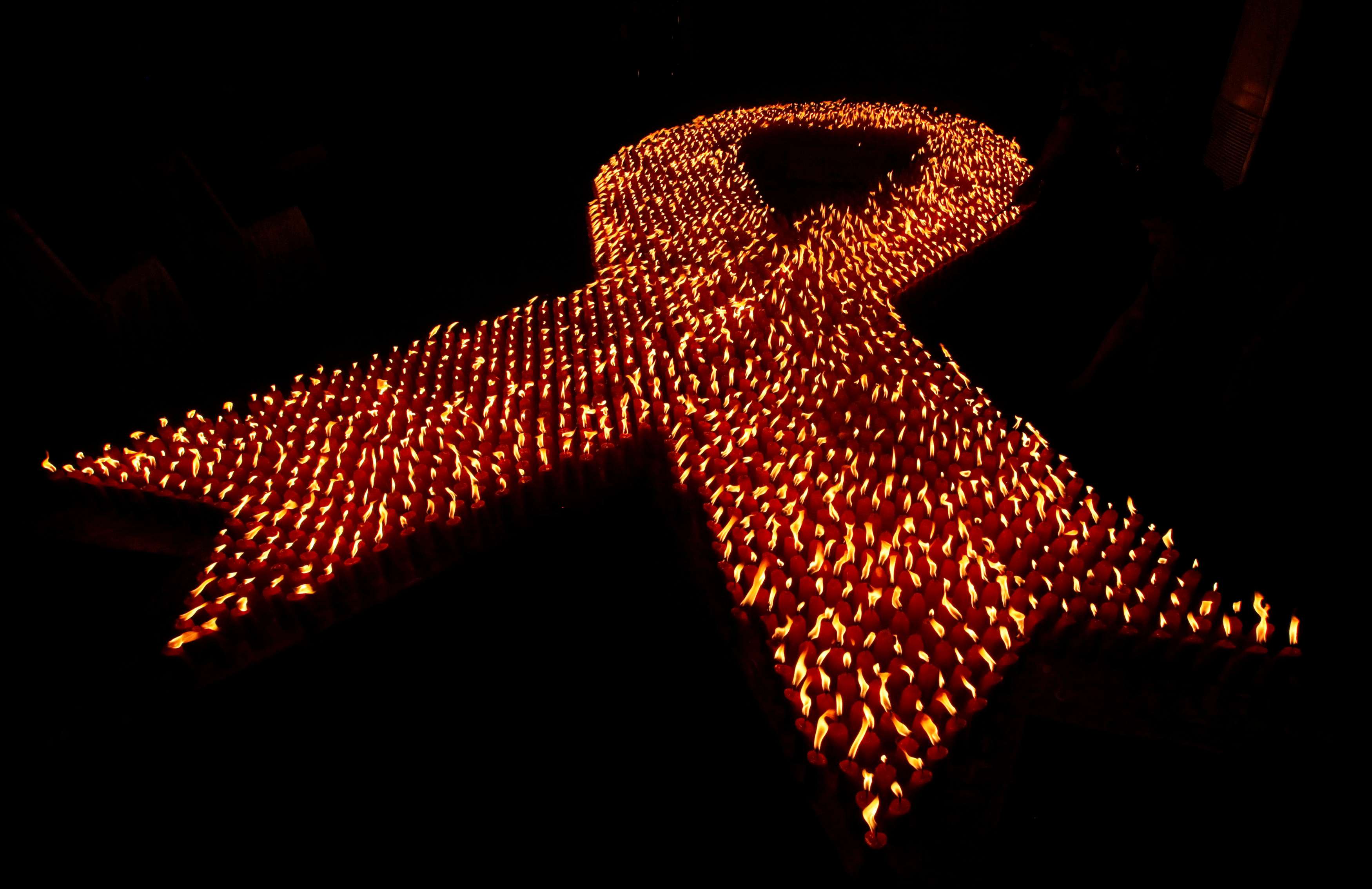 احتفال باليوم العالمي للإيدز   