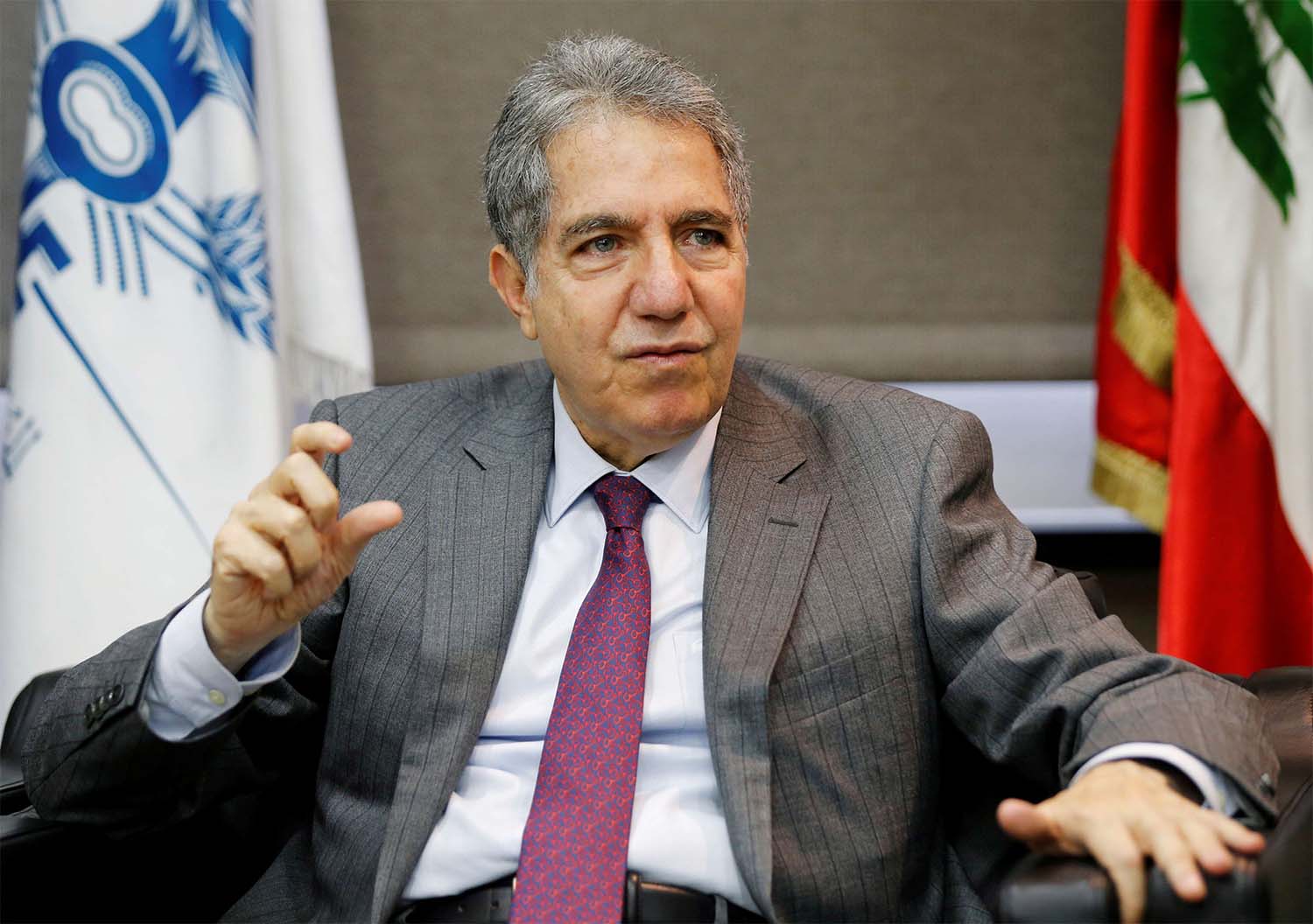 Lebanon's Finance Minister Ghazi Wazni 