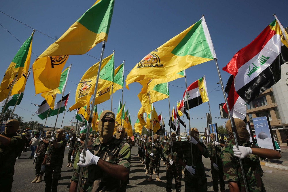 كتائب حزب الله تحدت الكاظمي باستعراضات مسلحة في المنطقة الخضراء 