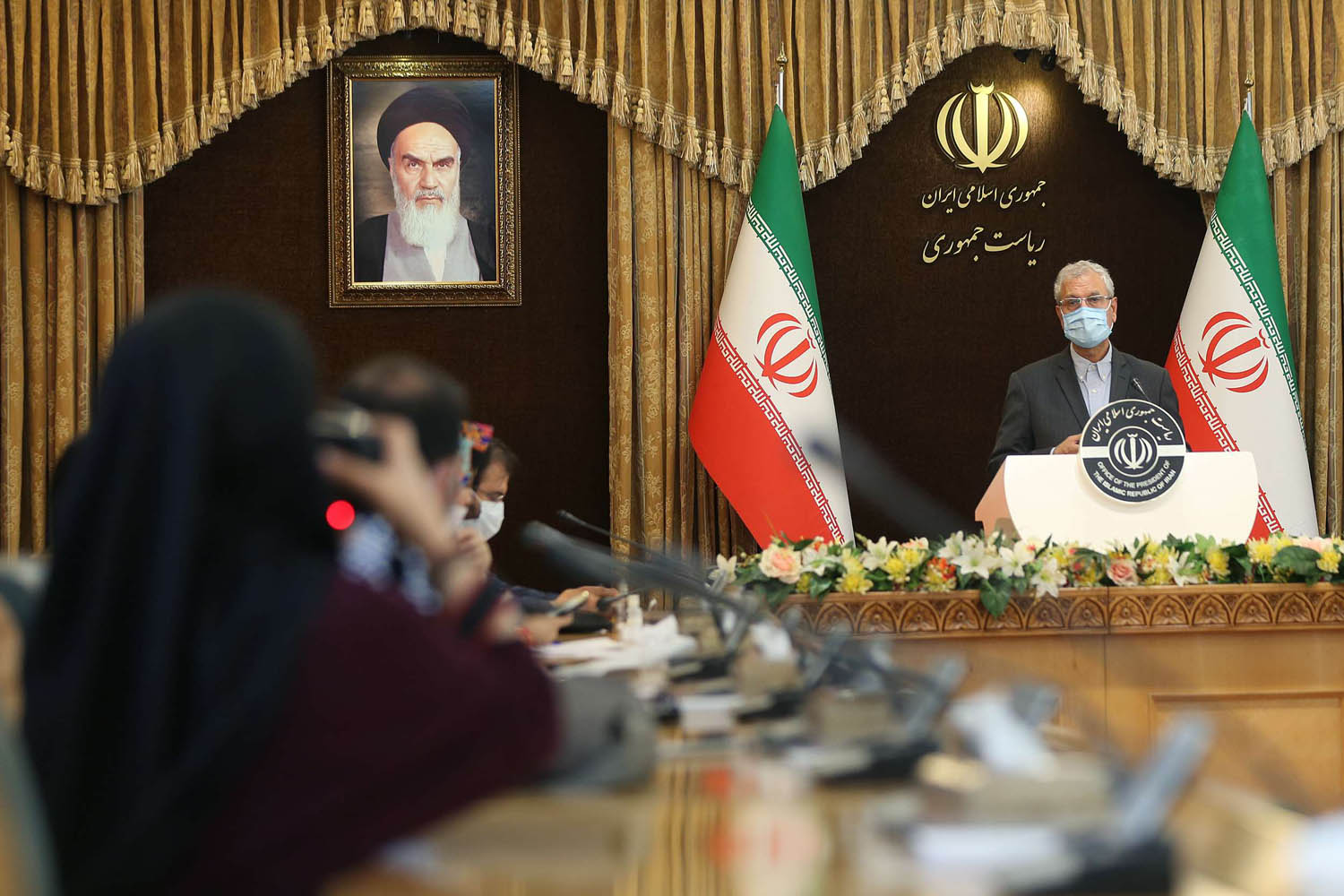 المتحدث باسم الرئاسة الايرانية خلال مؤتمر صحفي