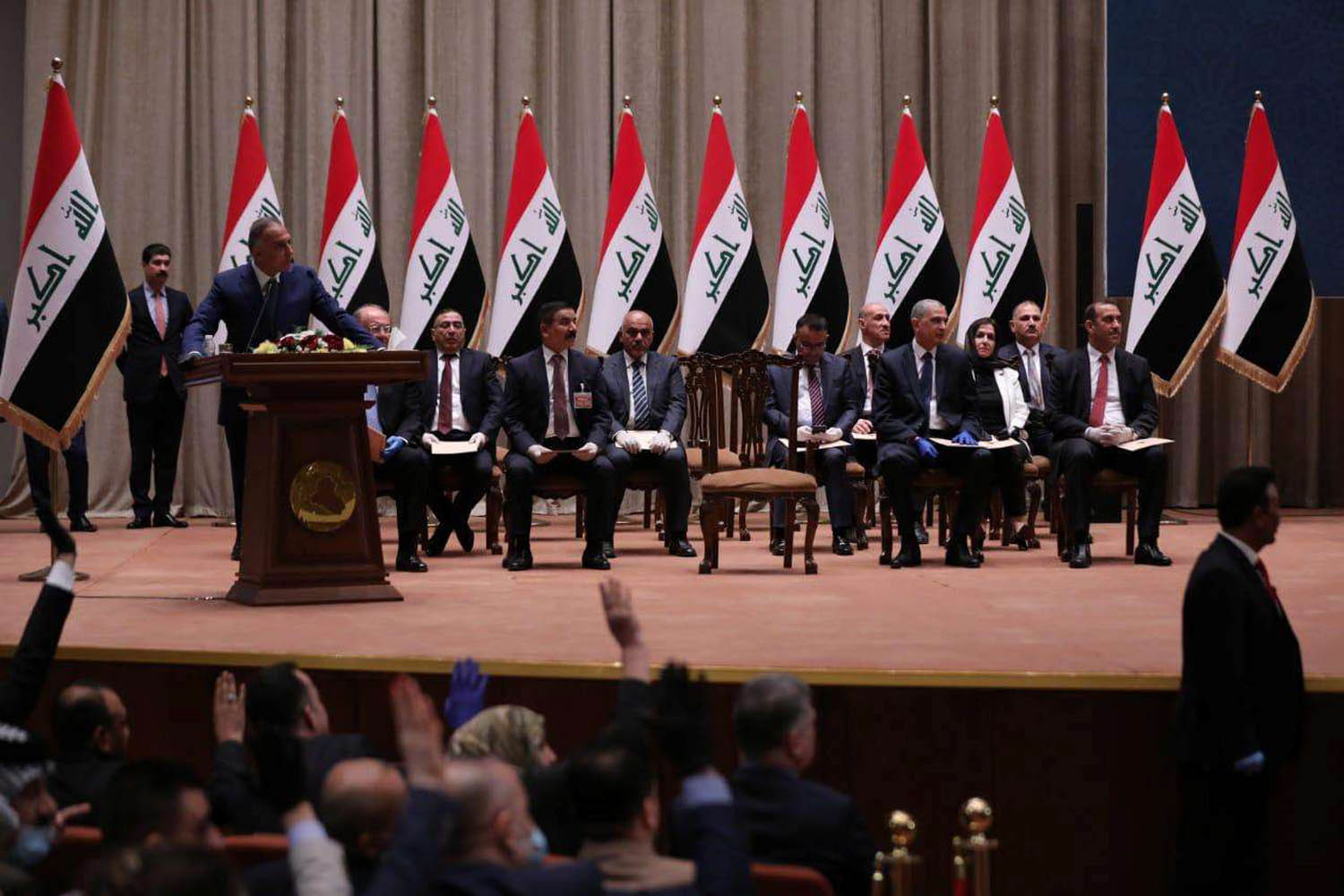 جلسة التصويت على الحكومة العراقية في مجلس النواب