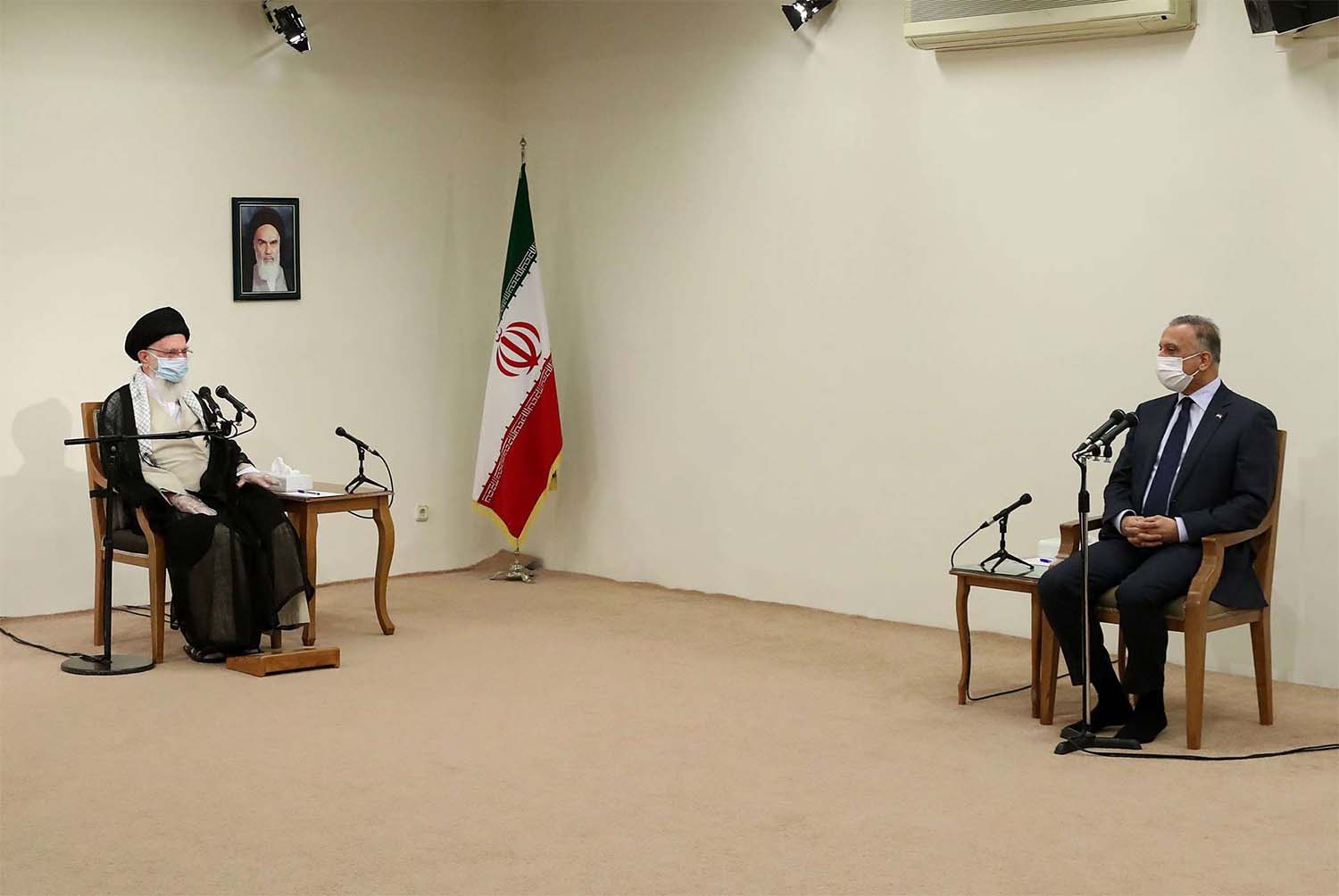 Khamenei said Iran would not interfere in relations between Iraq and the United States