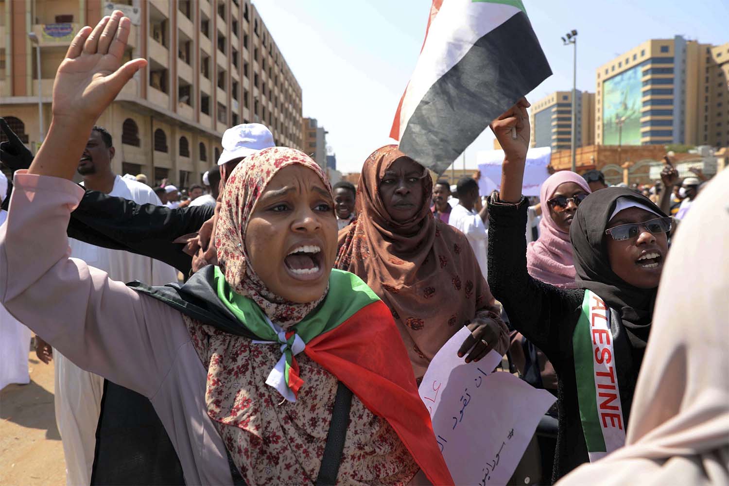 Scores of Sudanese protesters condemned Burhan's meeting with Netanyahu in February